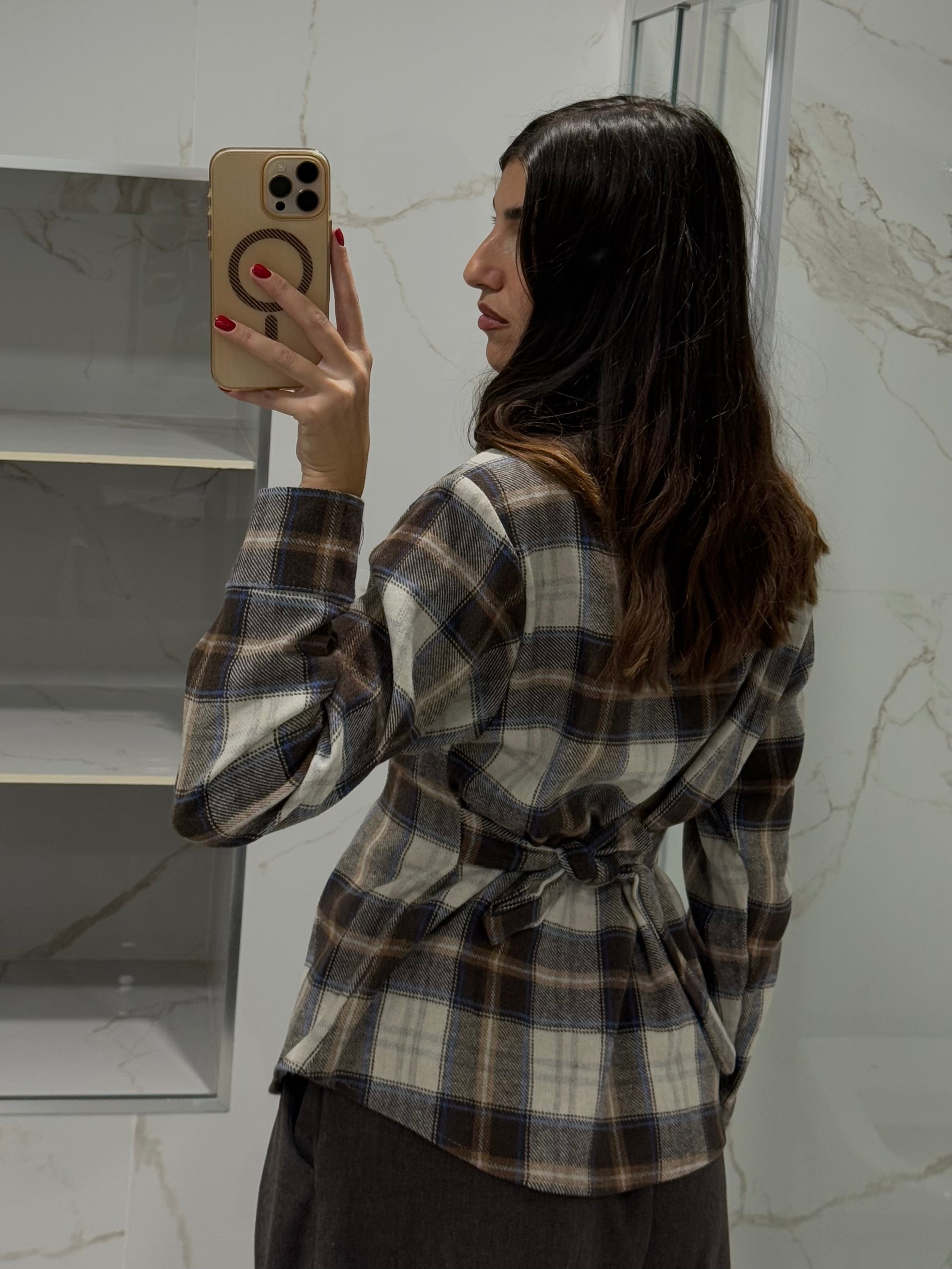 Camicia avvitata flanella