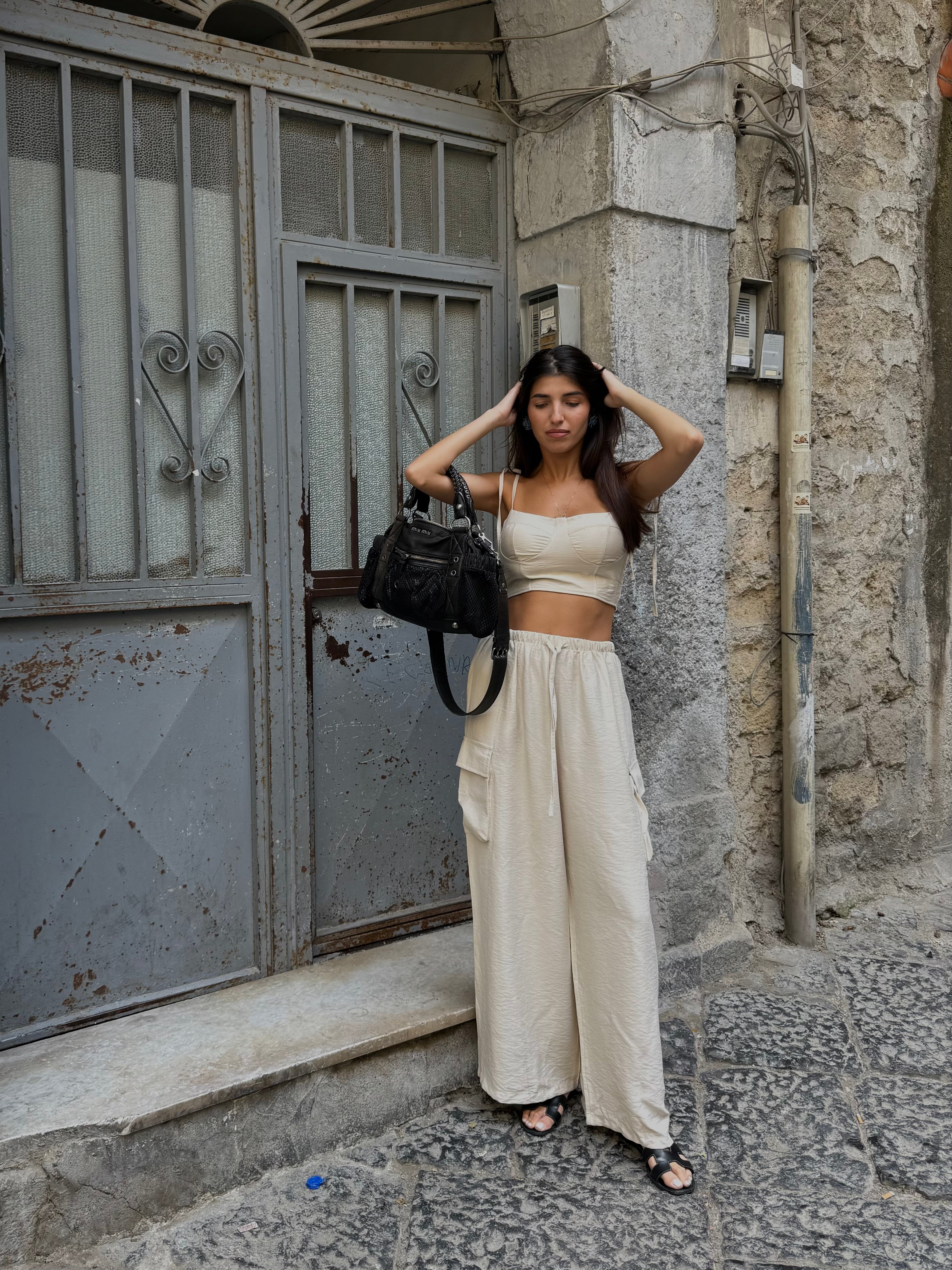 Coordinato cargo beige - LadyB Shop Online
