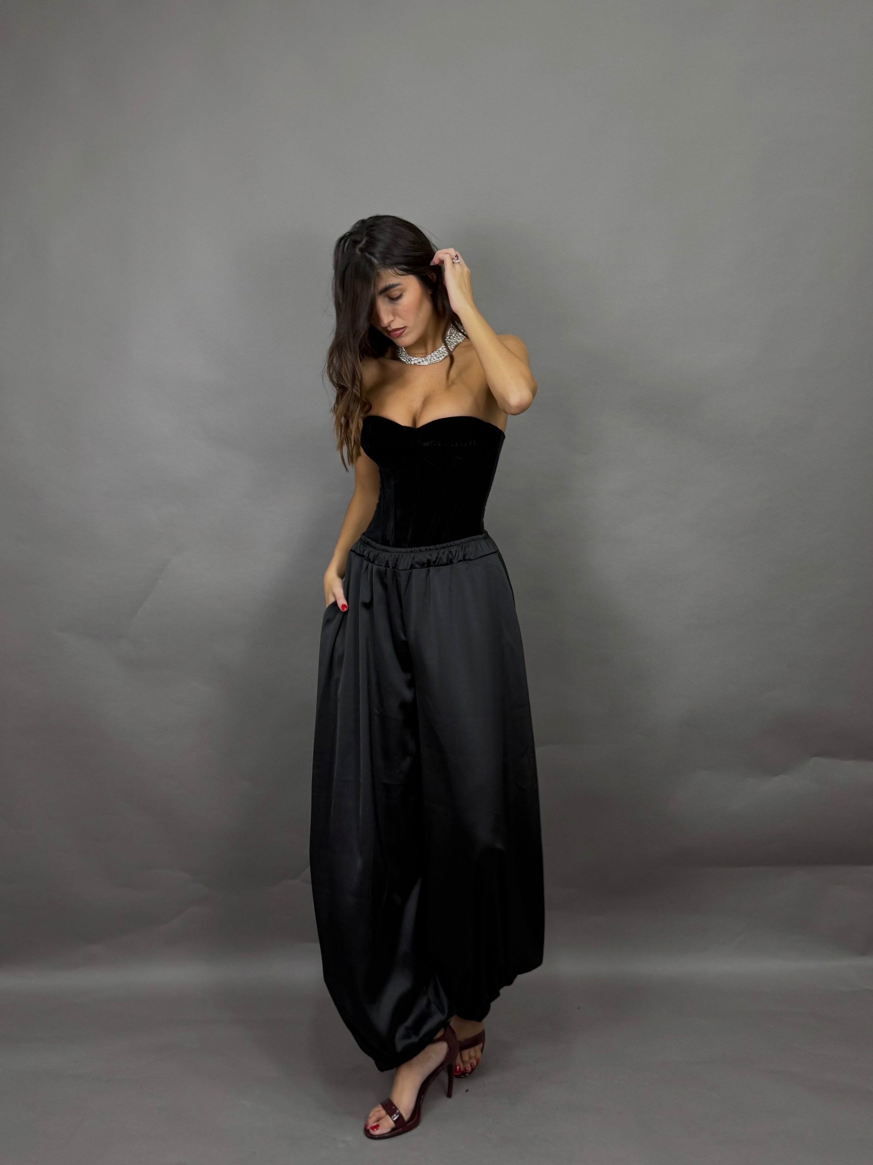 Pantalone seta ballon