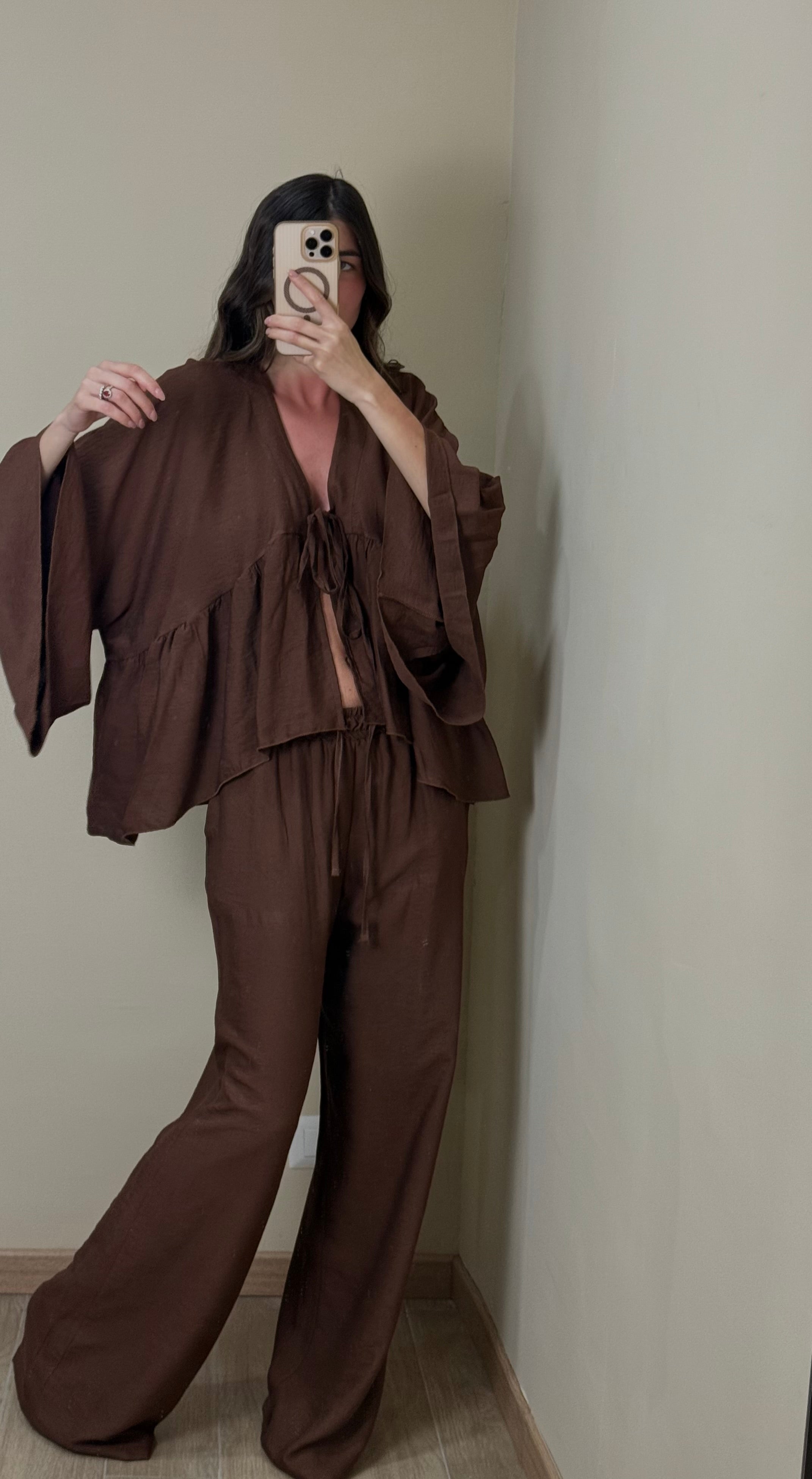 Coordinato Formentera marrone - LadyB Shop Online