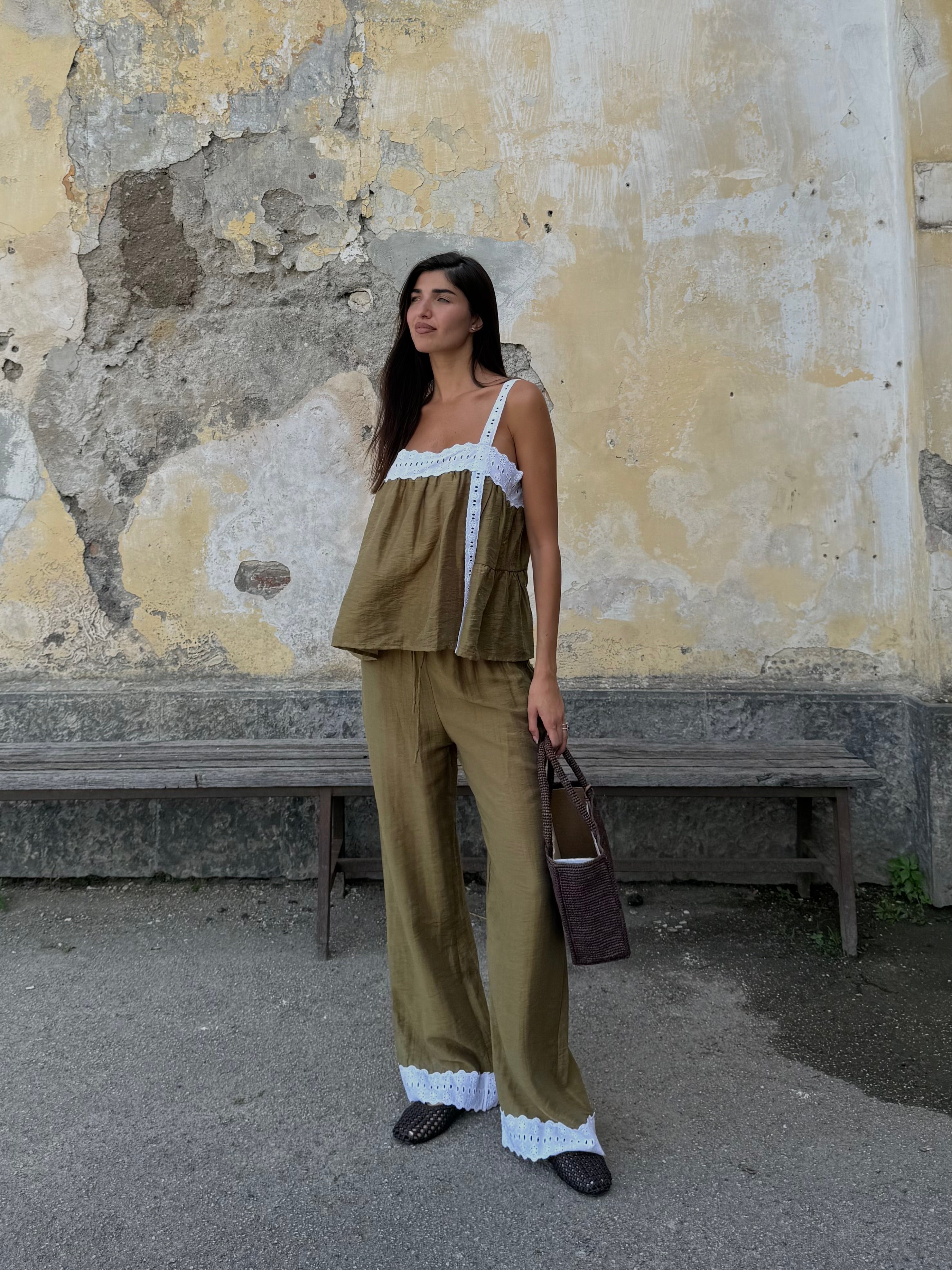 Coordinato pizzo sangallo by Lumina