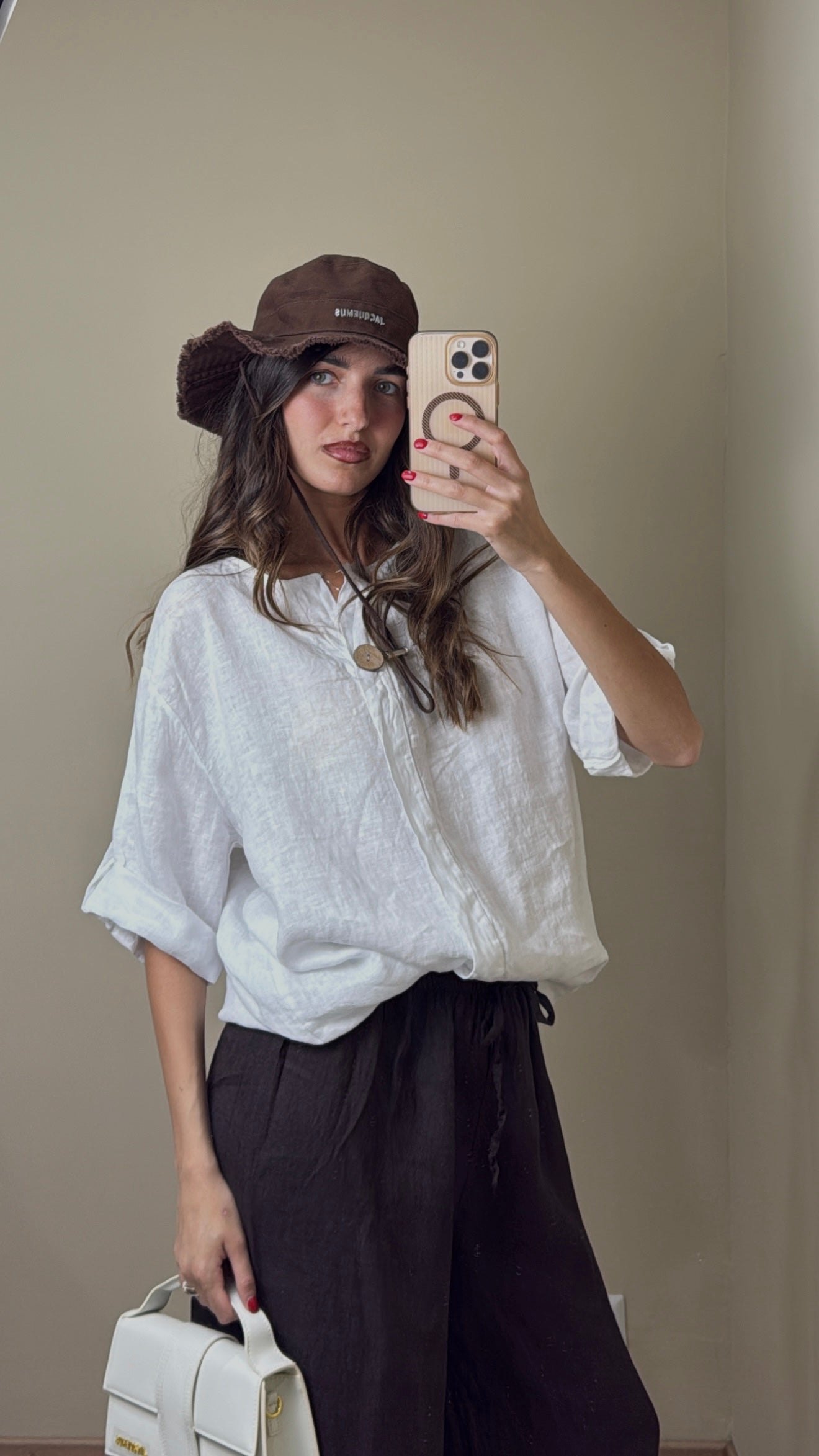 Camicia Lino bianco - LadyB Shop Online
