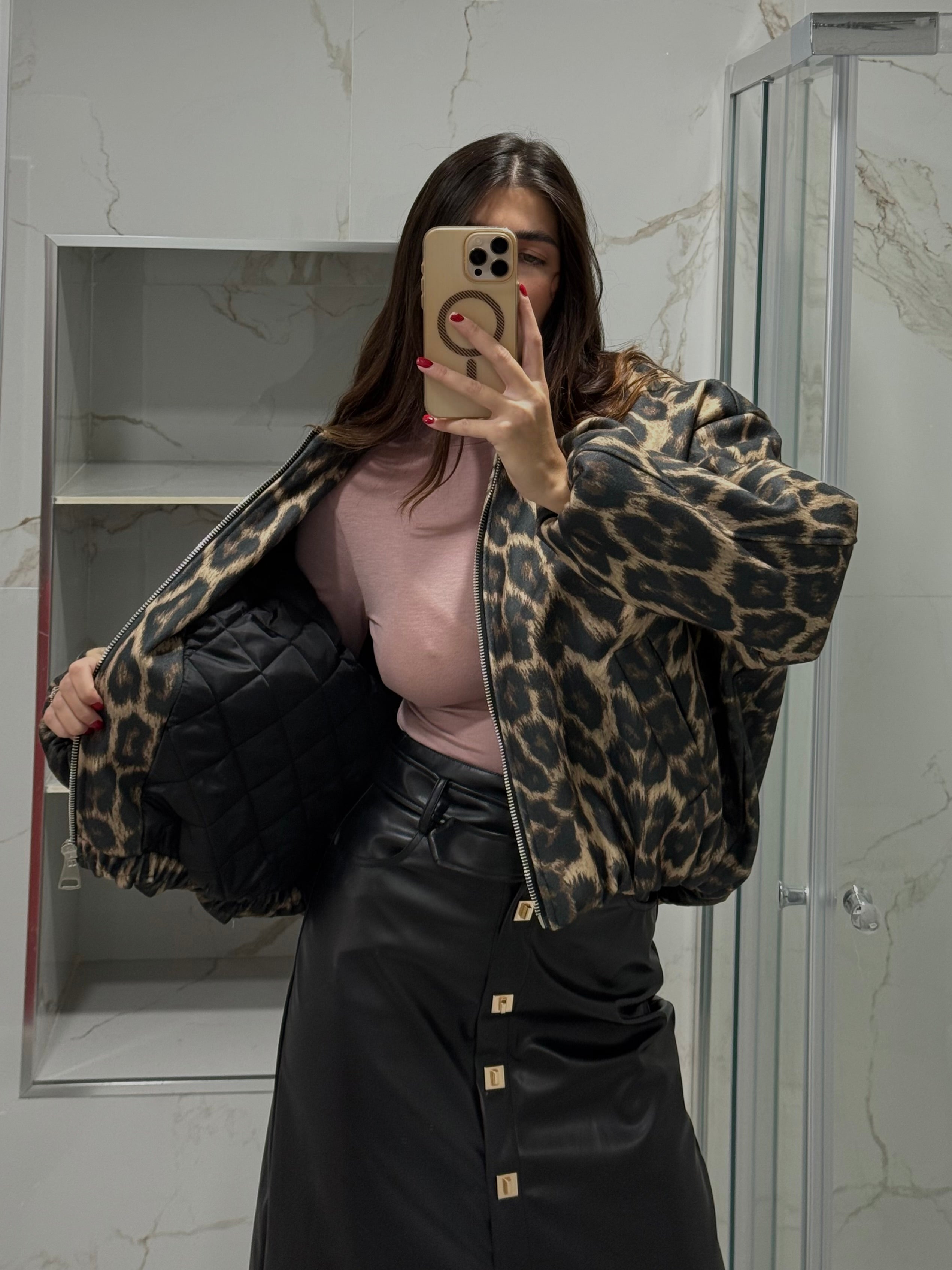 Bomber lumina maculato