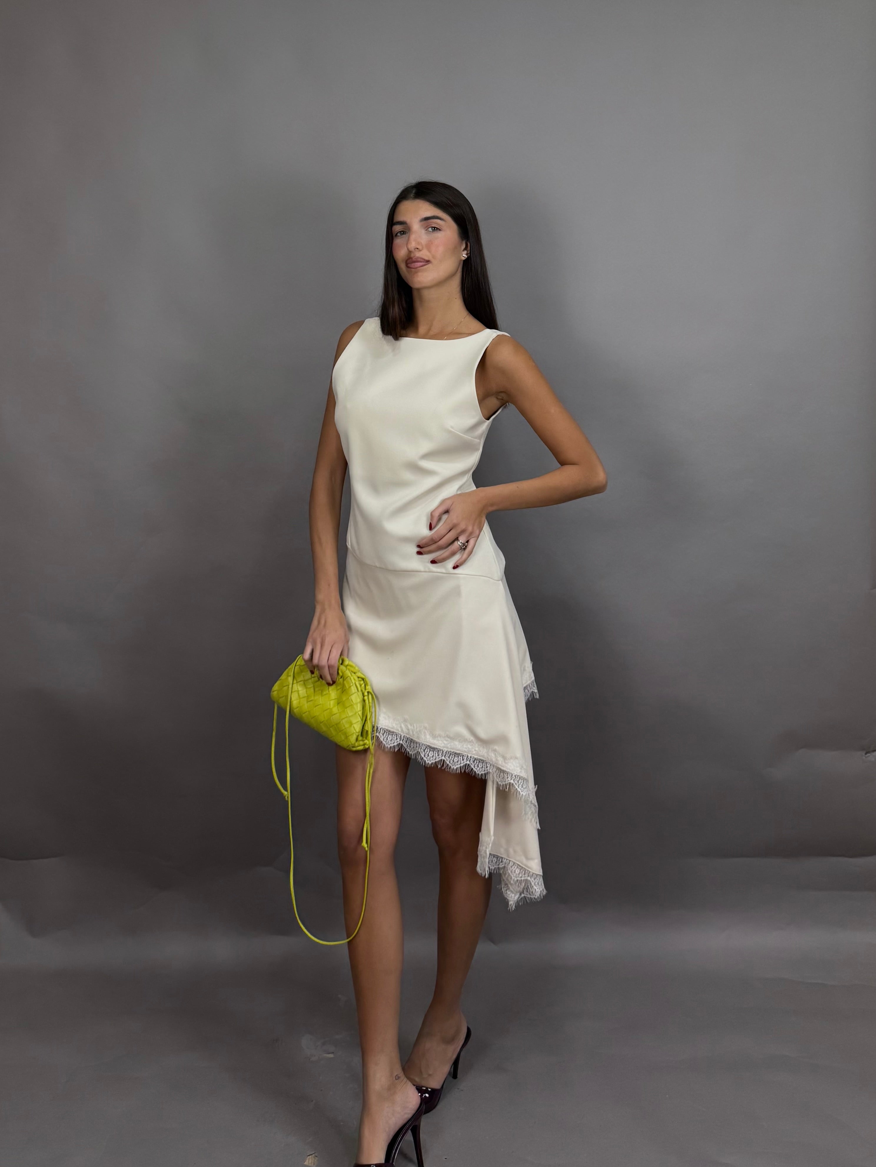 Dress pizzo panna lumina