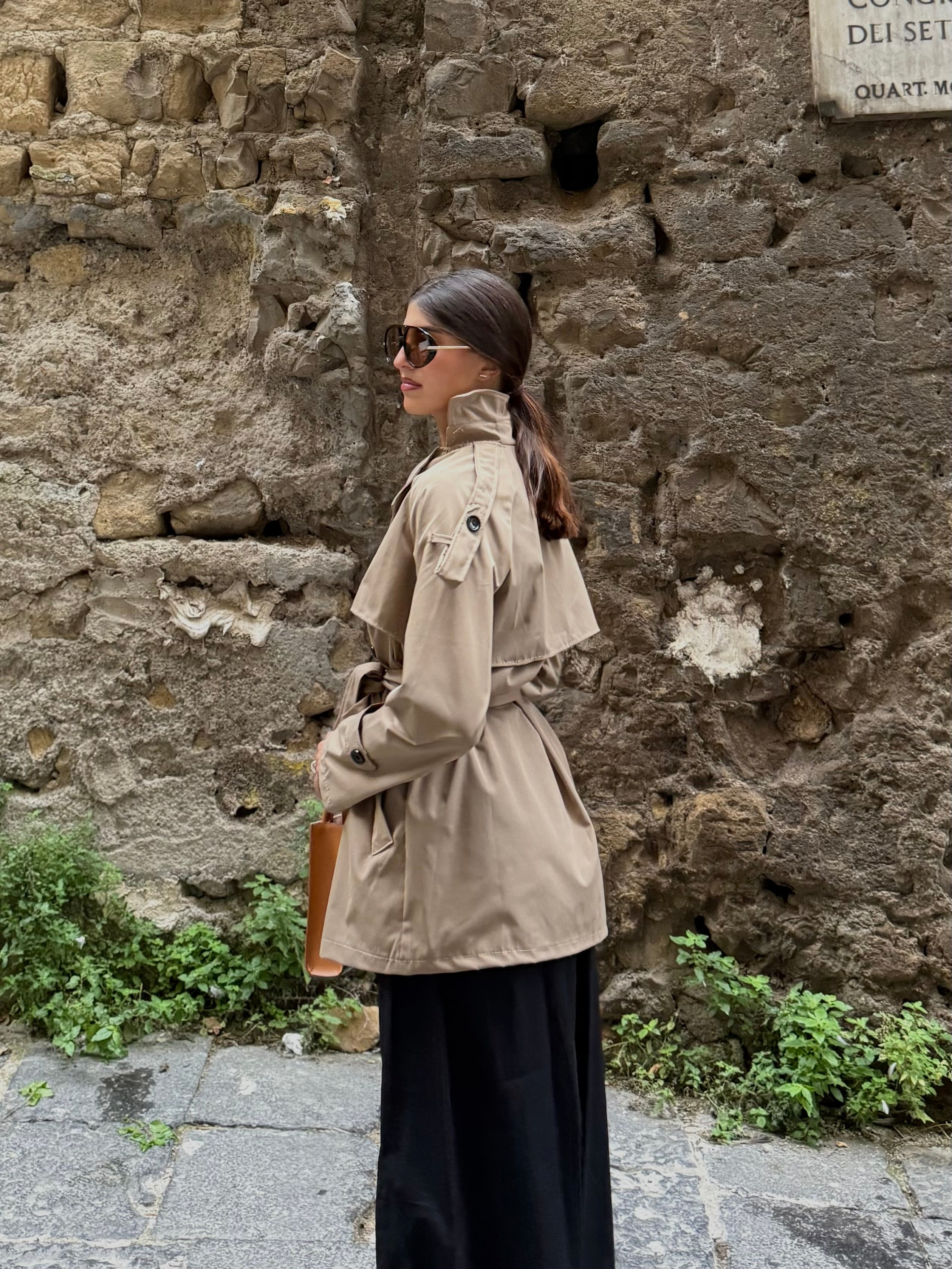 Trench barber beige