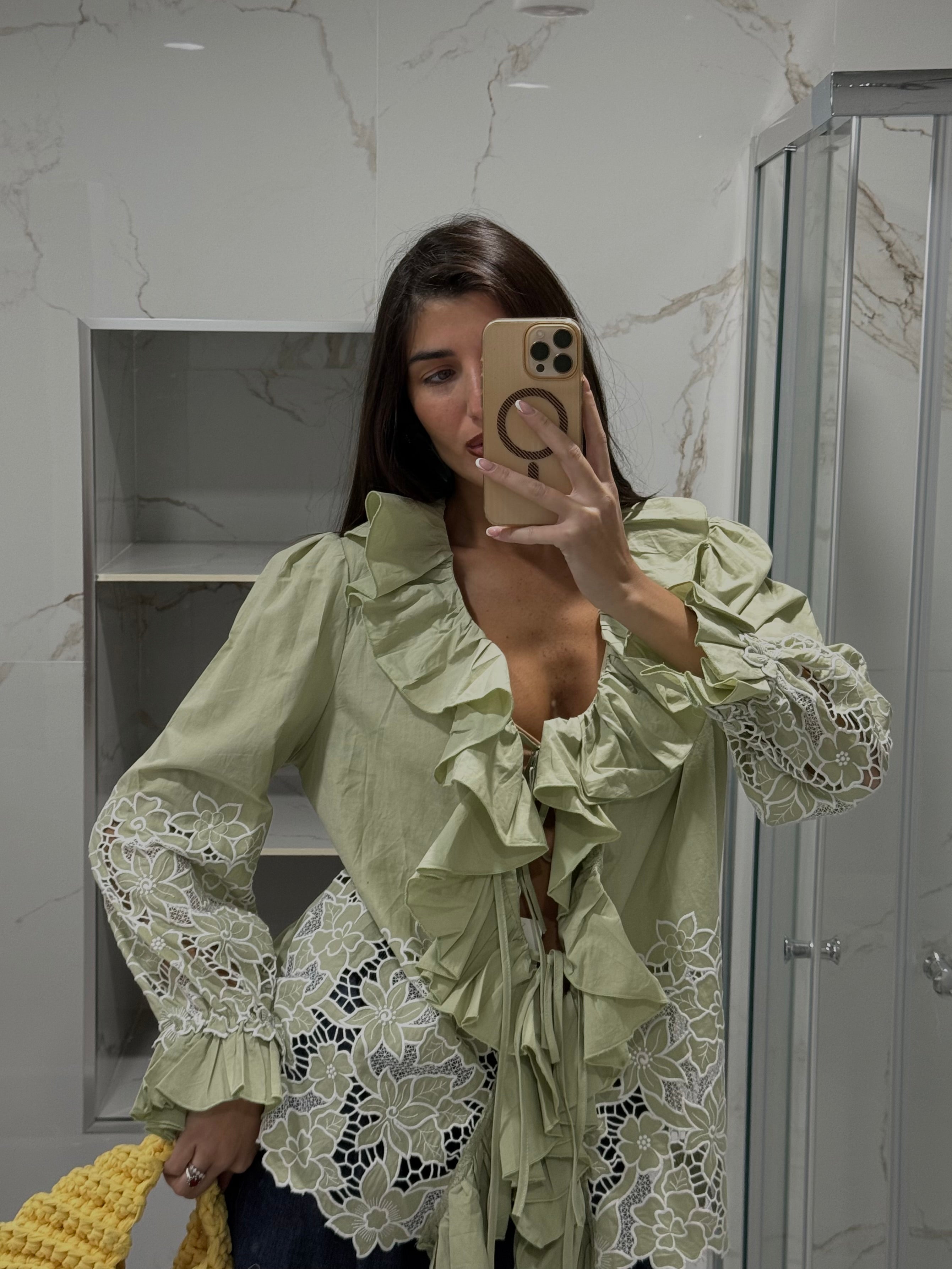 Camicia Ivy verde
