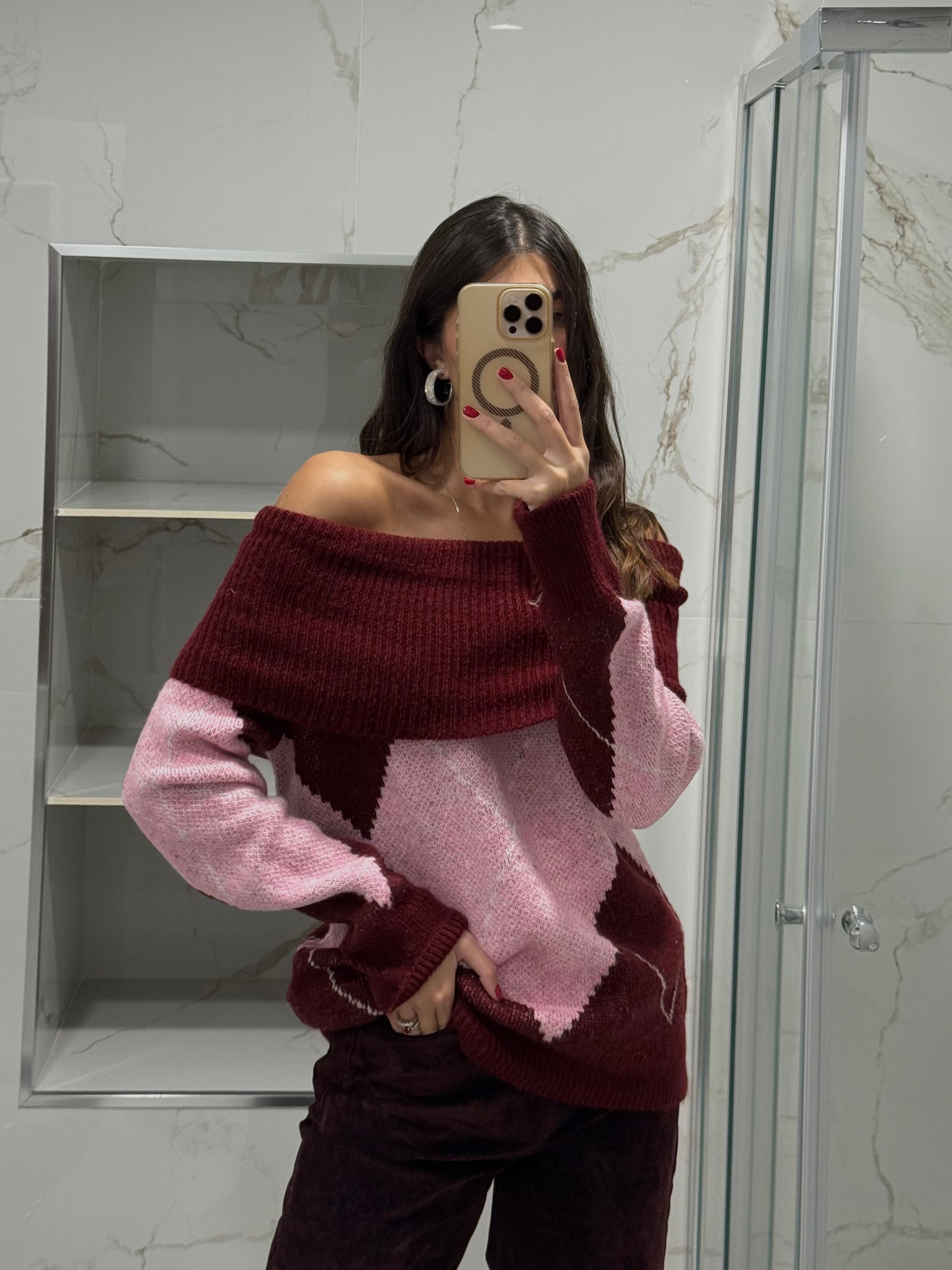 Pull scacchi bordeaux