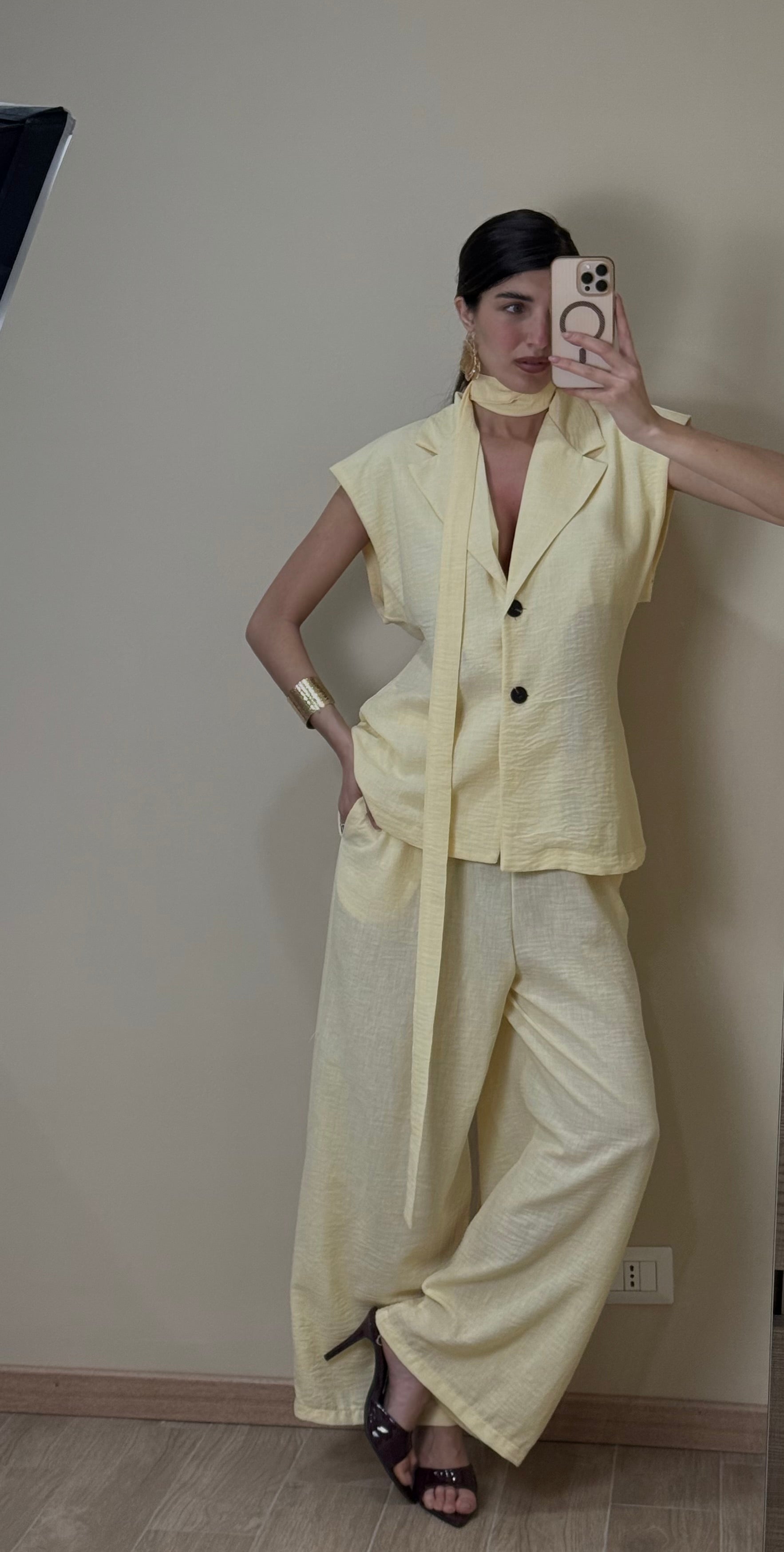 Tailleur Jane giallo - LadyB Shop Online