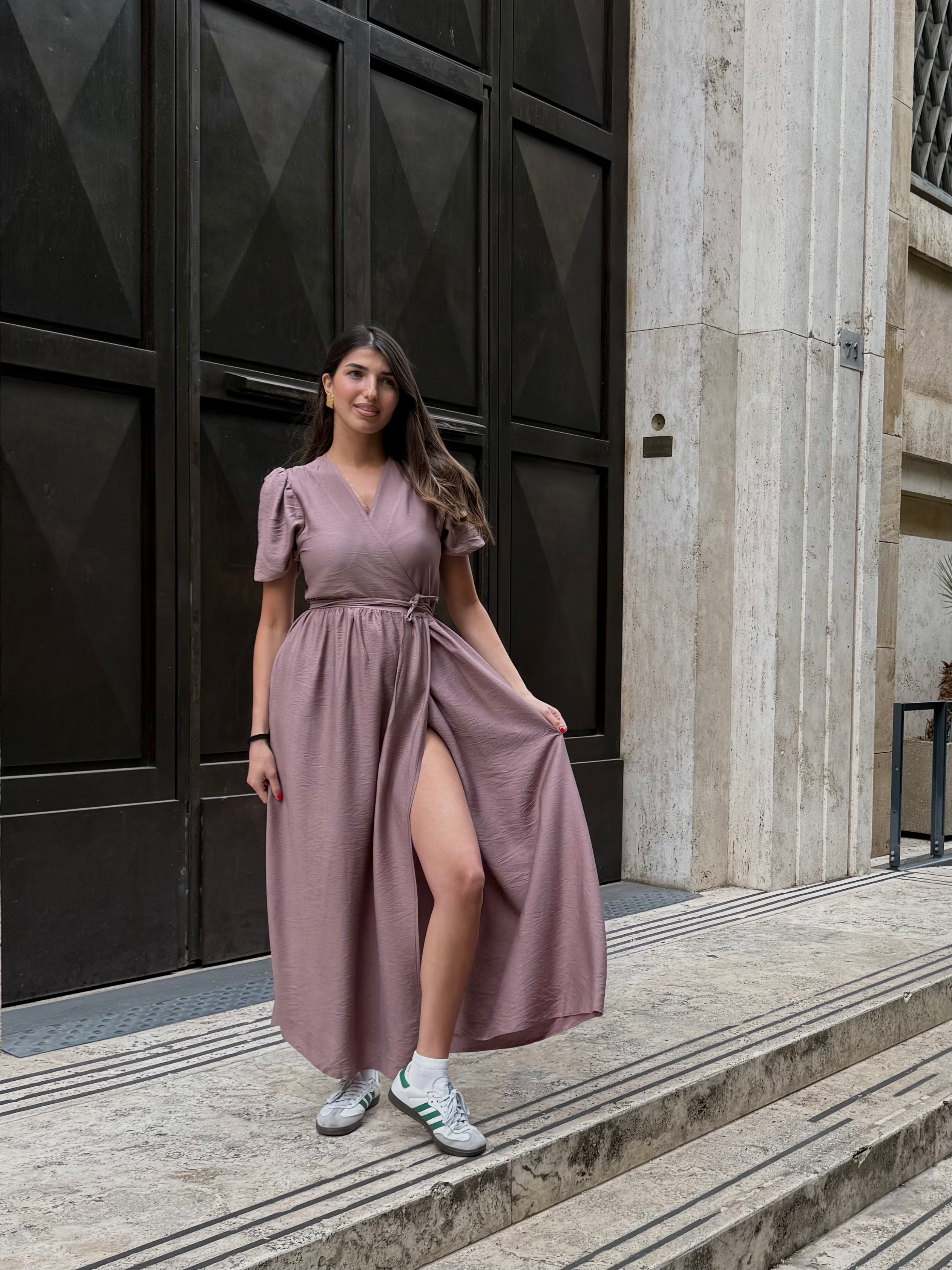 Dress Lucy fango - LadyB Shop Online