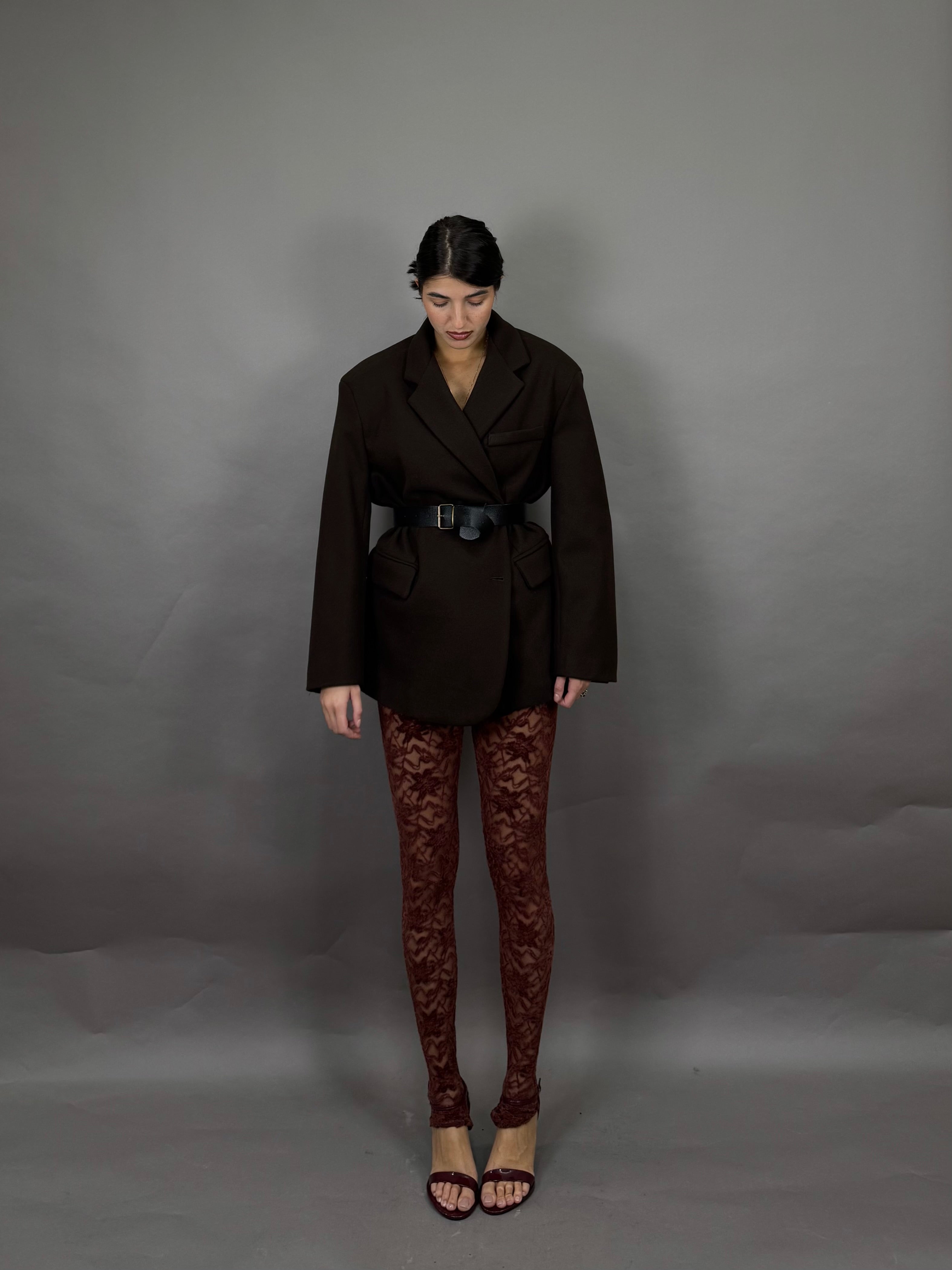 Giacca by just marrone