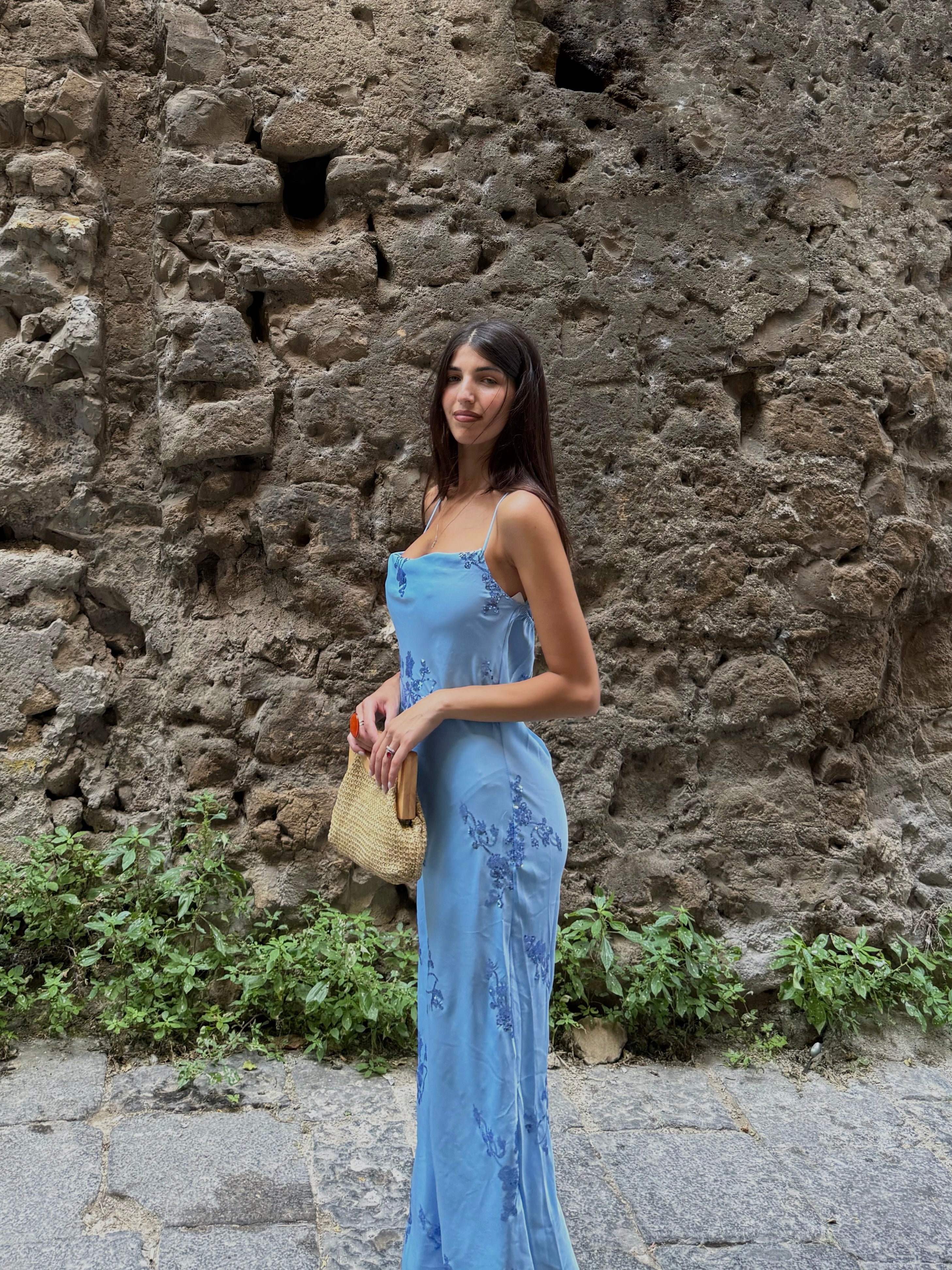 Dress Lavinia azzurro - LadyB Shop Online