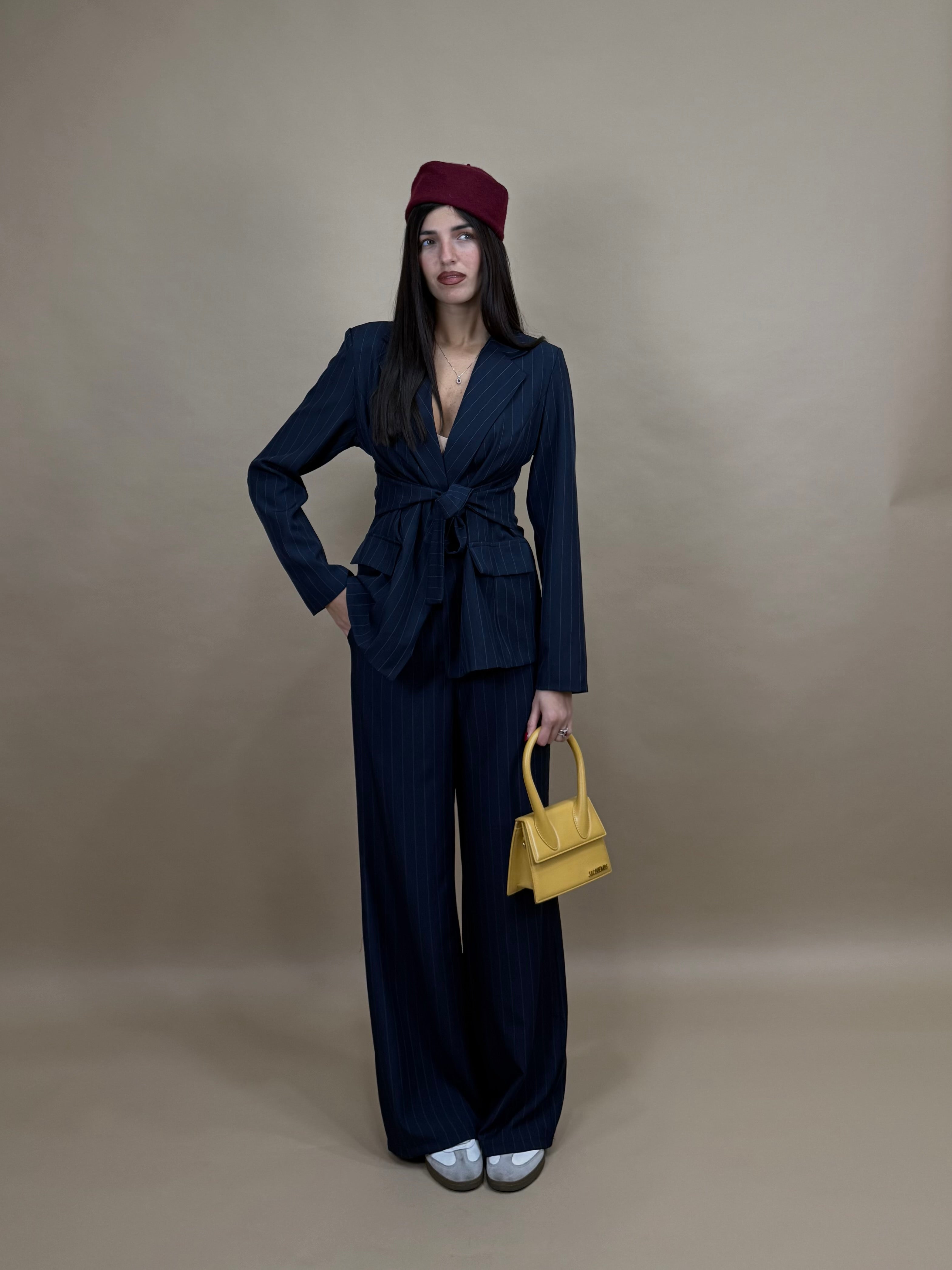 Tailleur Clea blu
