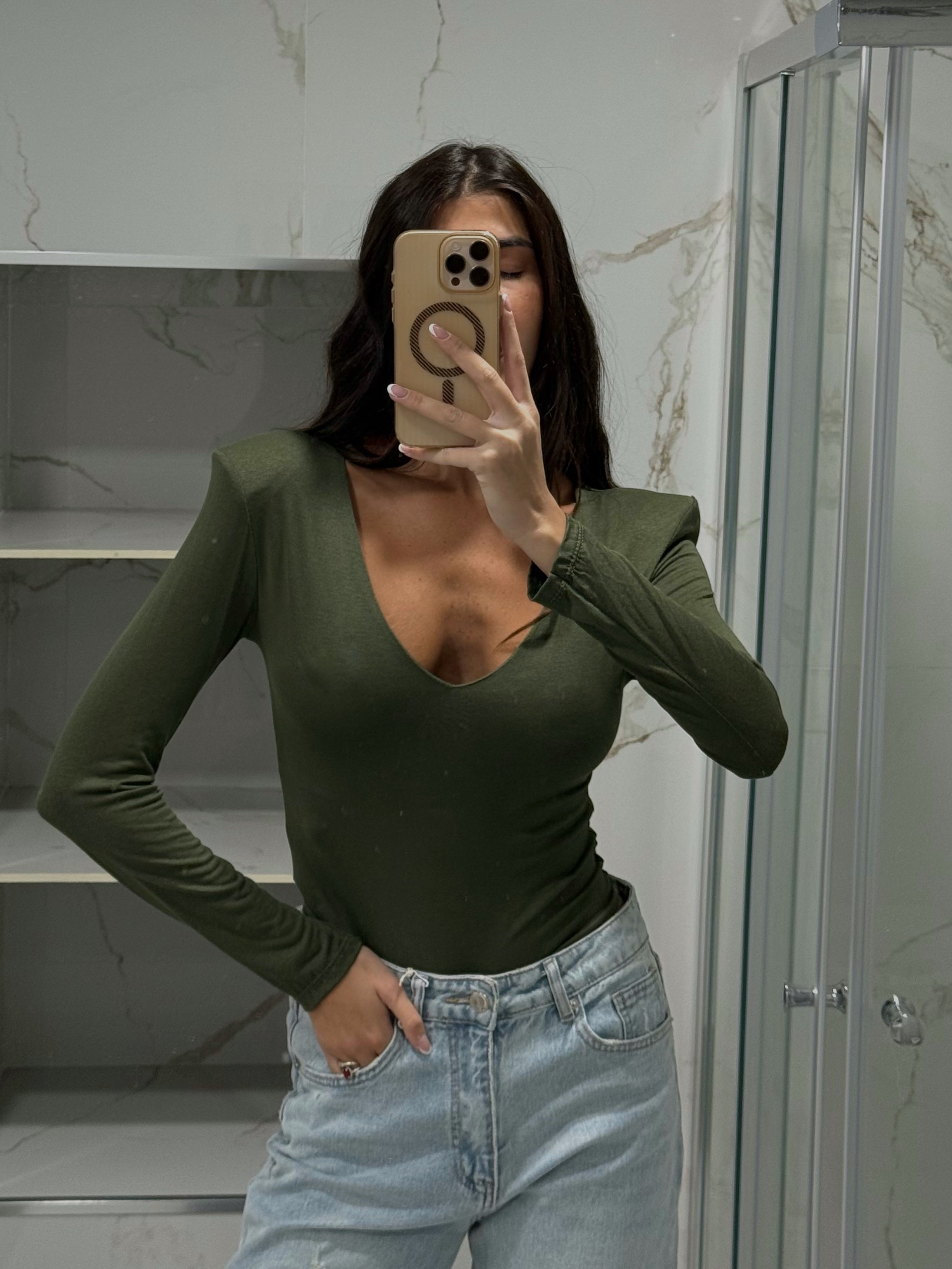 Body V spallina verde