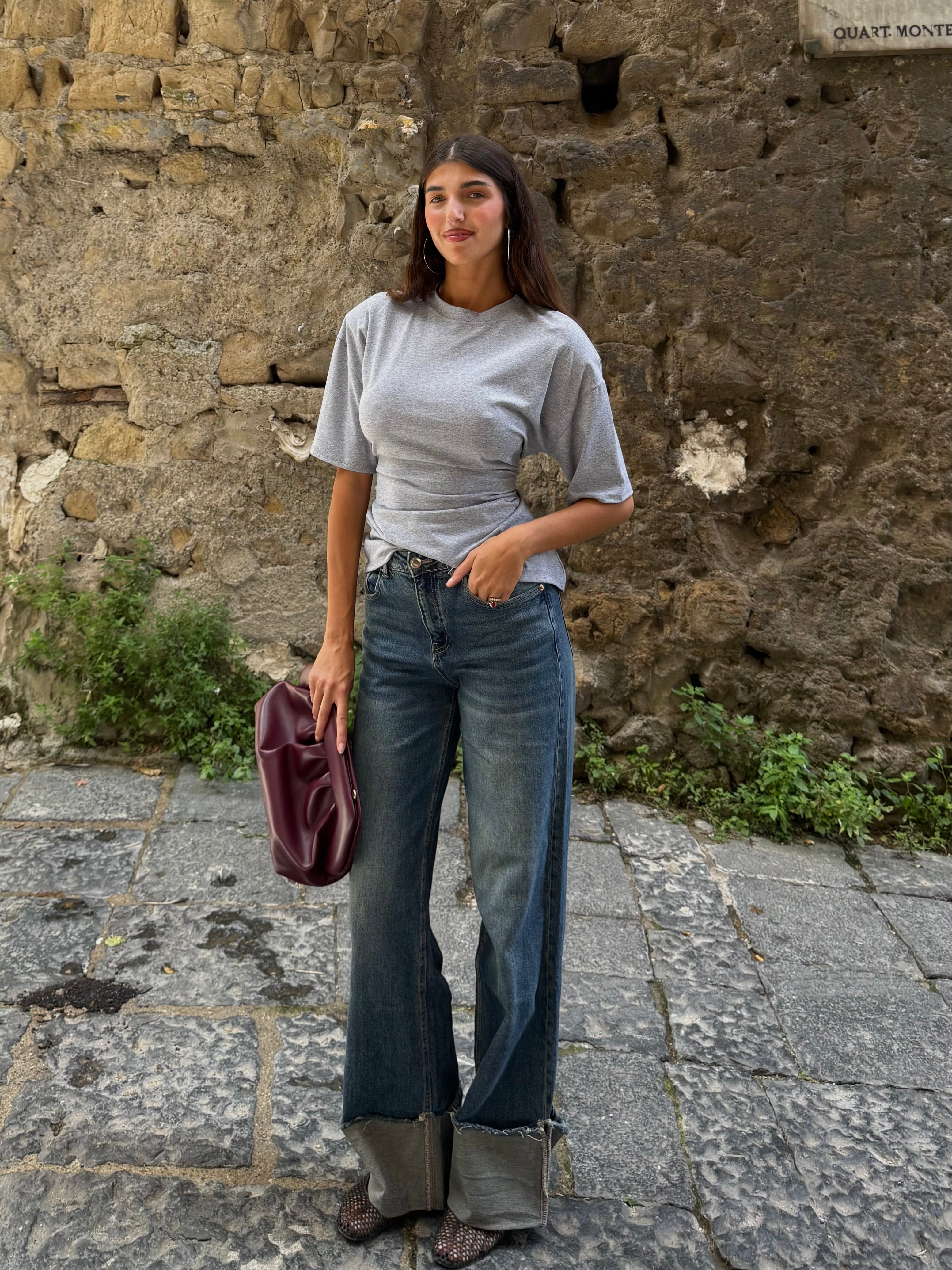 Jeans piegone chiaro