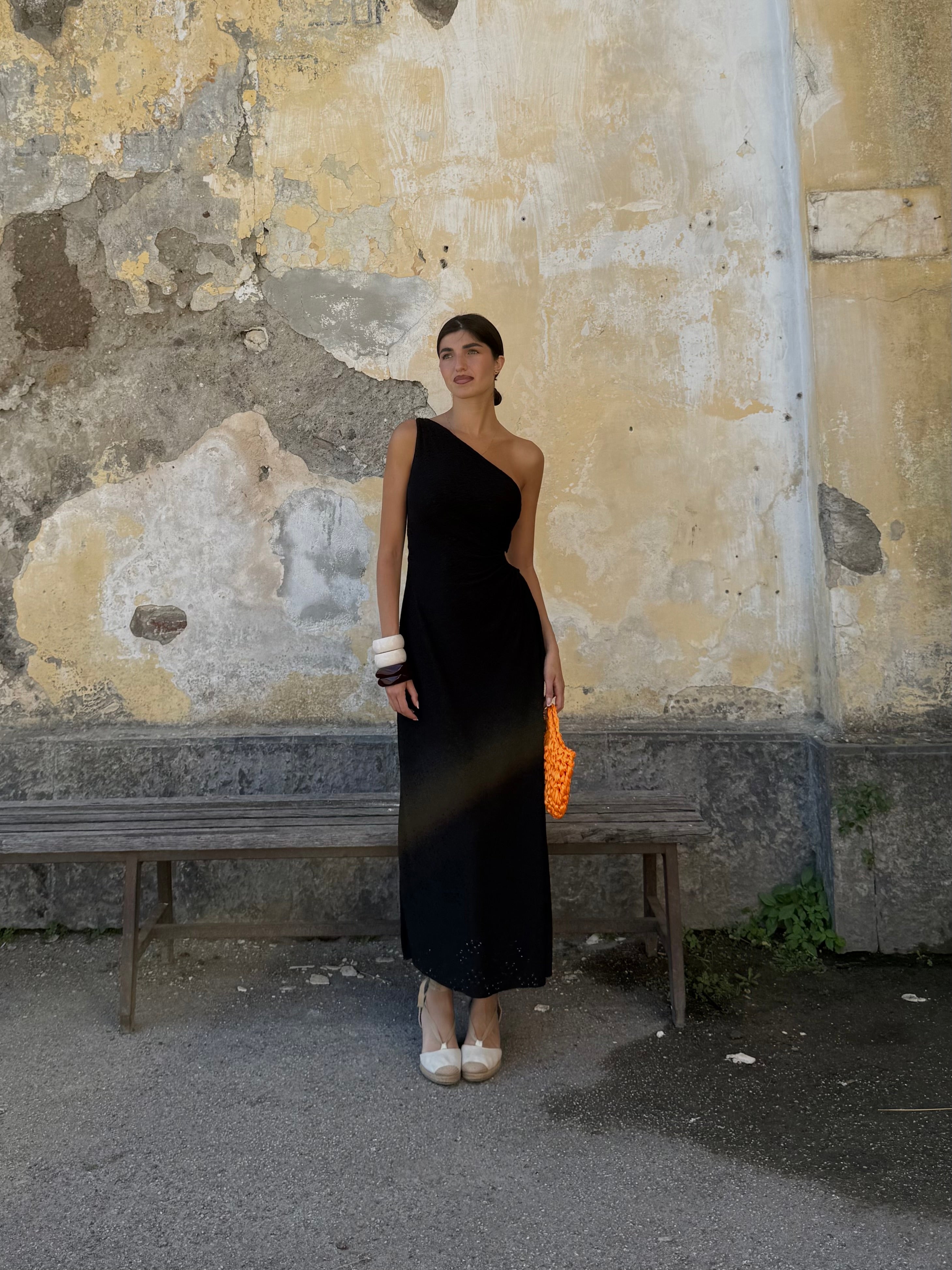Dress sangallo black