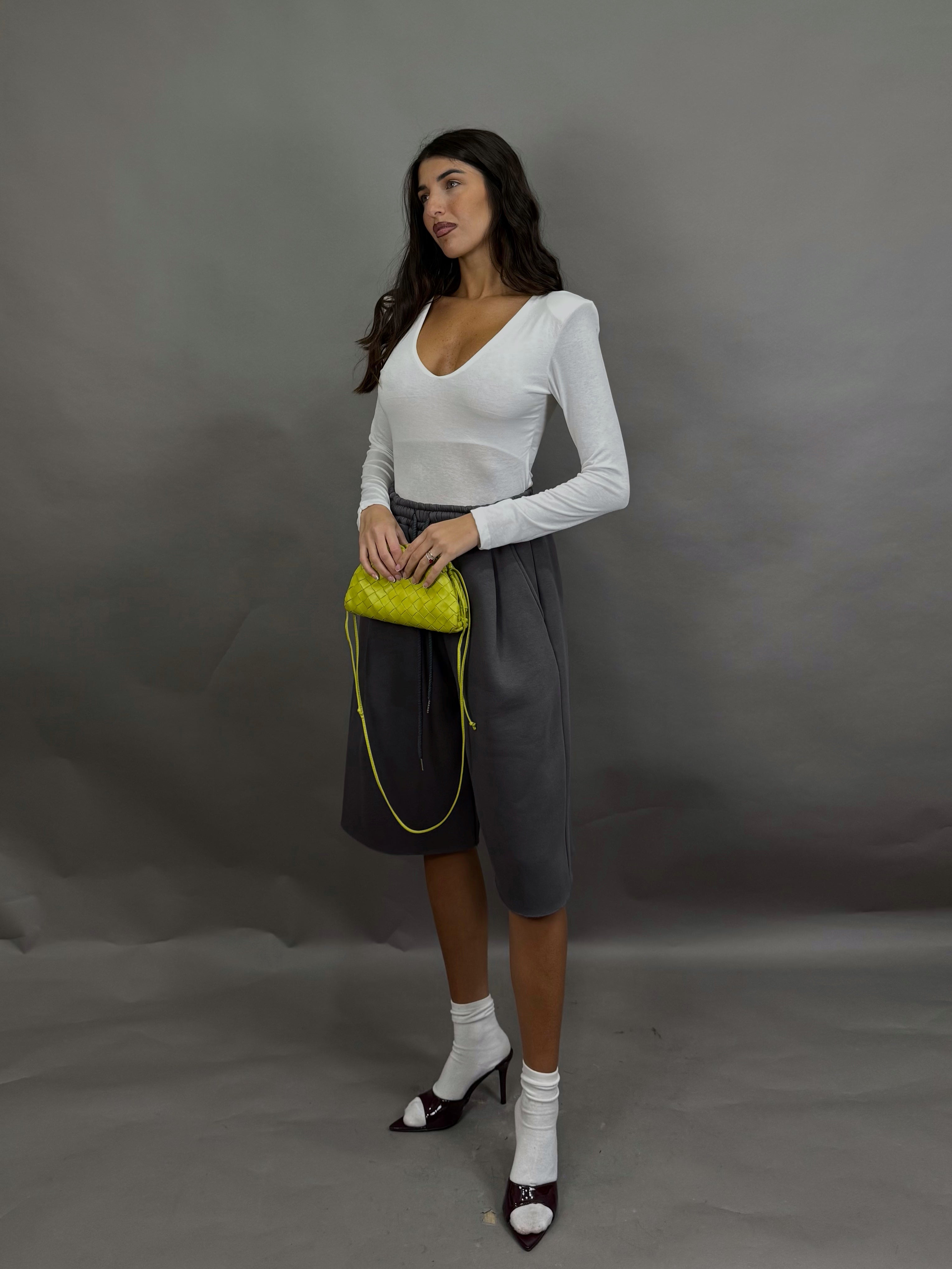 Body V spallina bianco