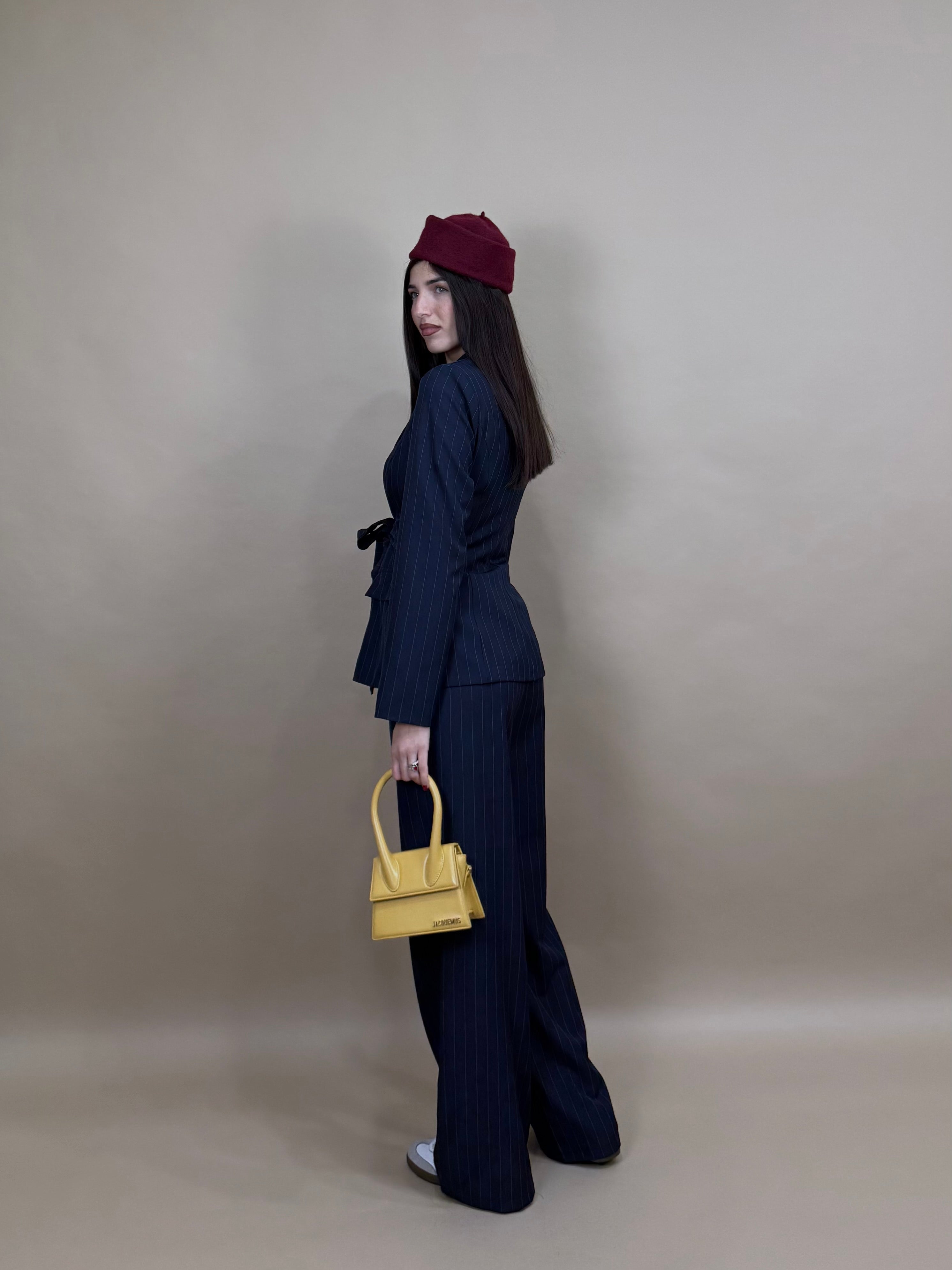 Tailleur Clea blu
