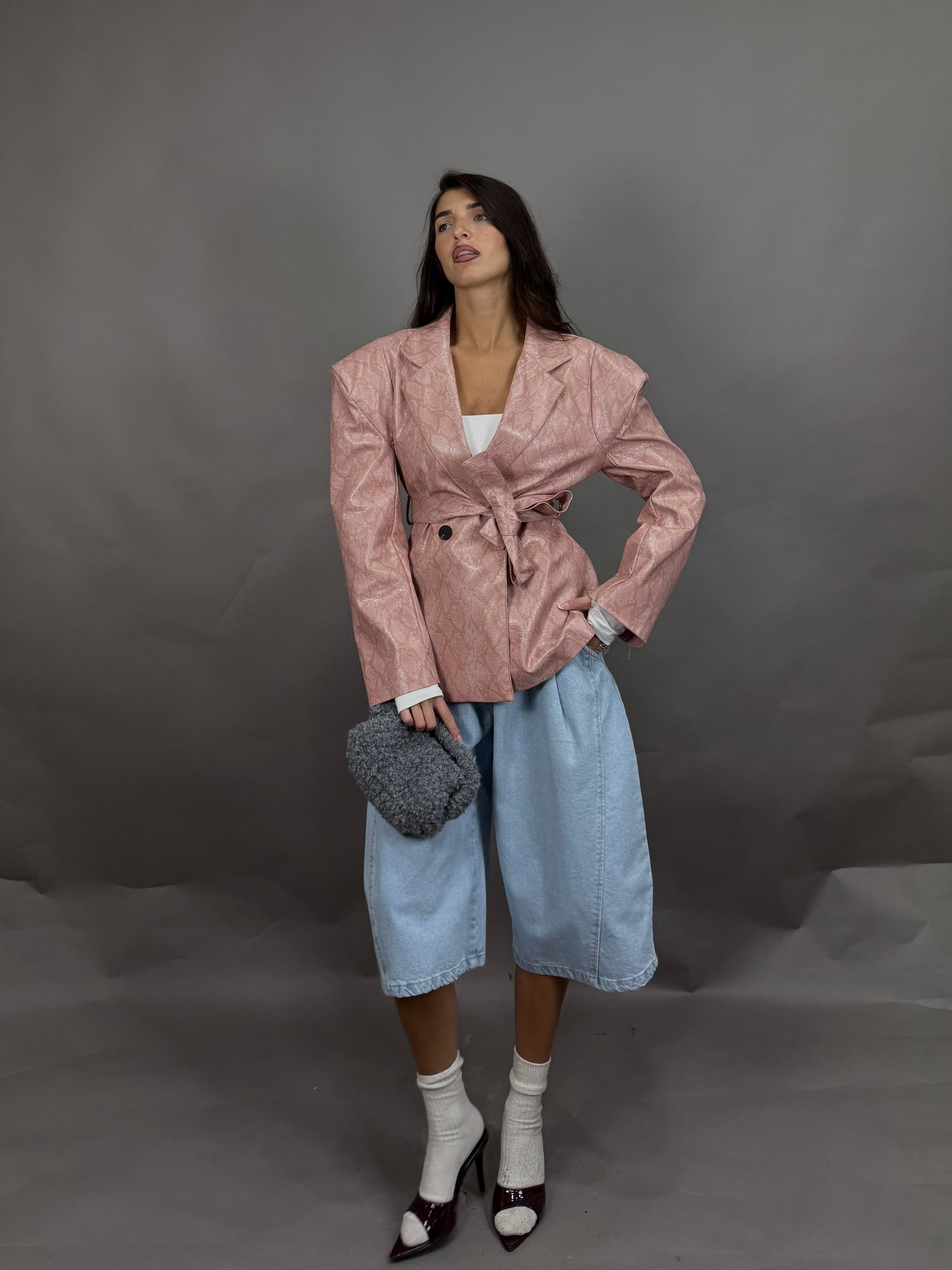 Giacca pitone by just