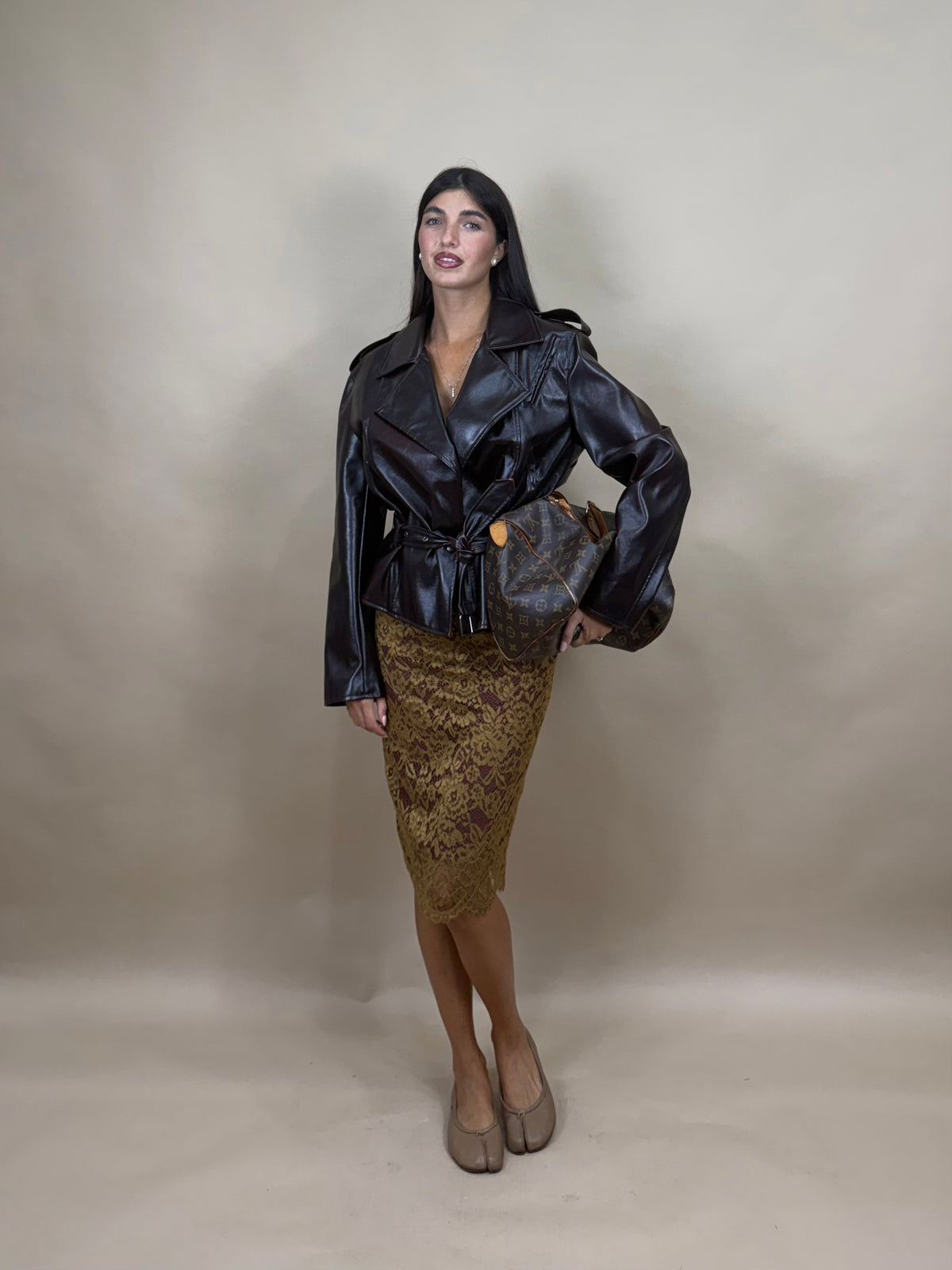 Gonna midi pizzo by Lumina