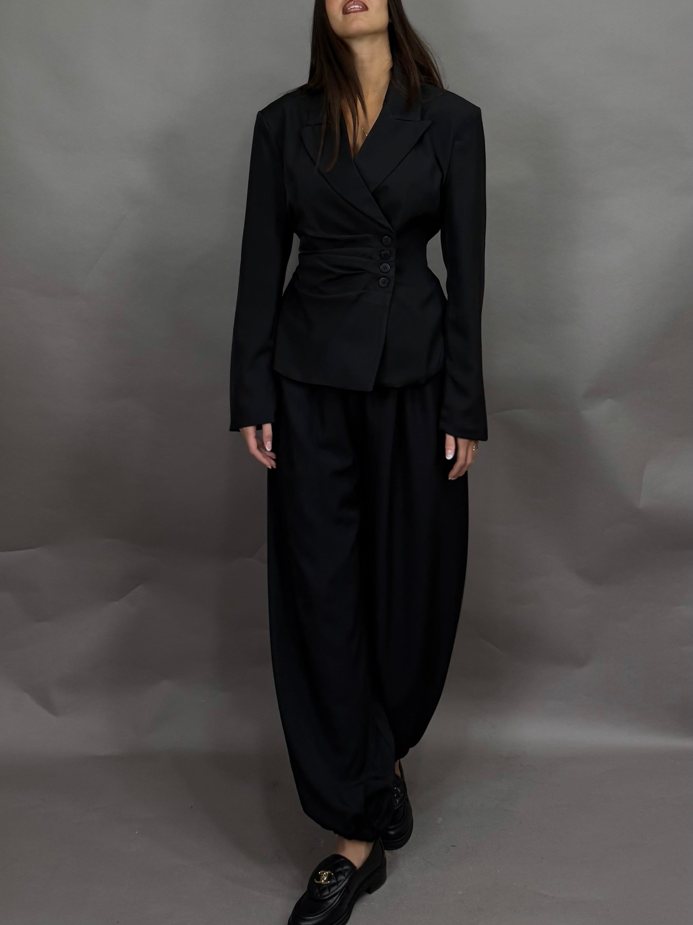 Tailleur coreano nero