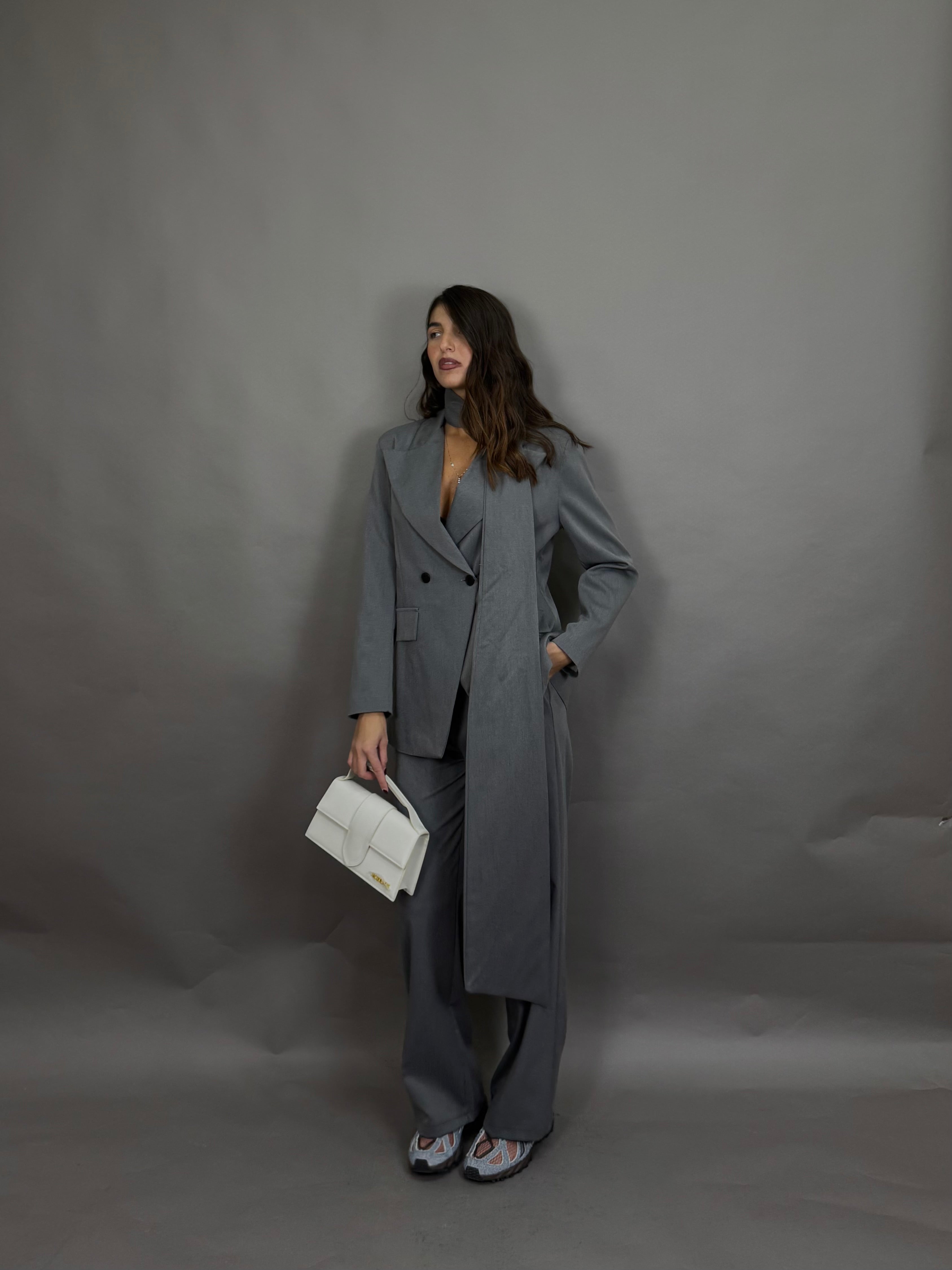 Tailleur Elena grigio