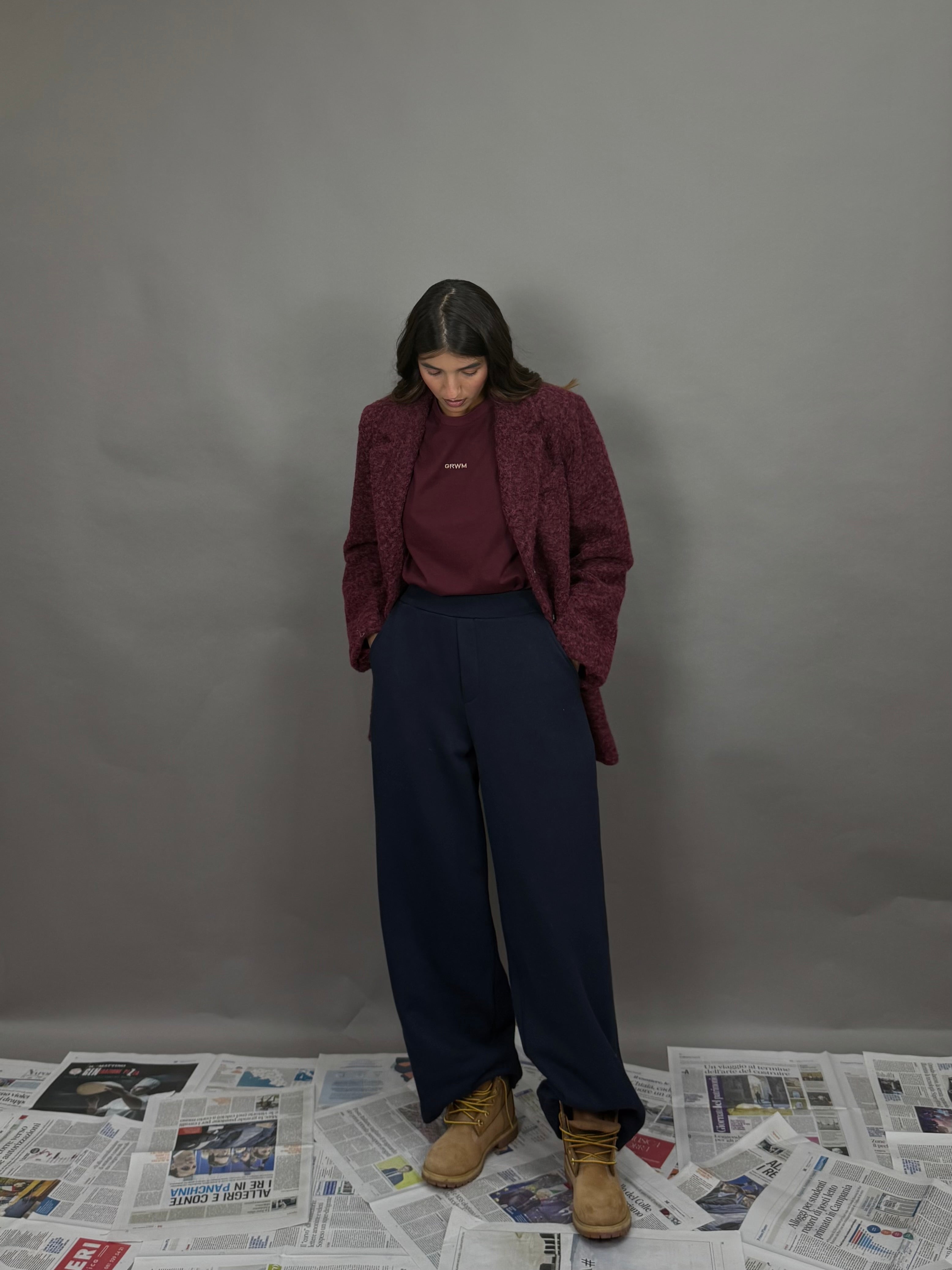 Panta tuta lumina blu