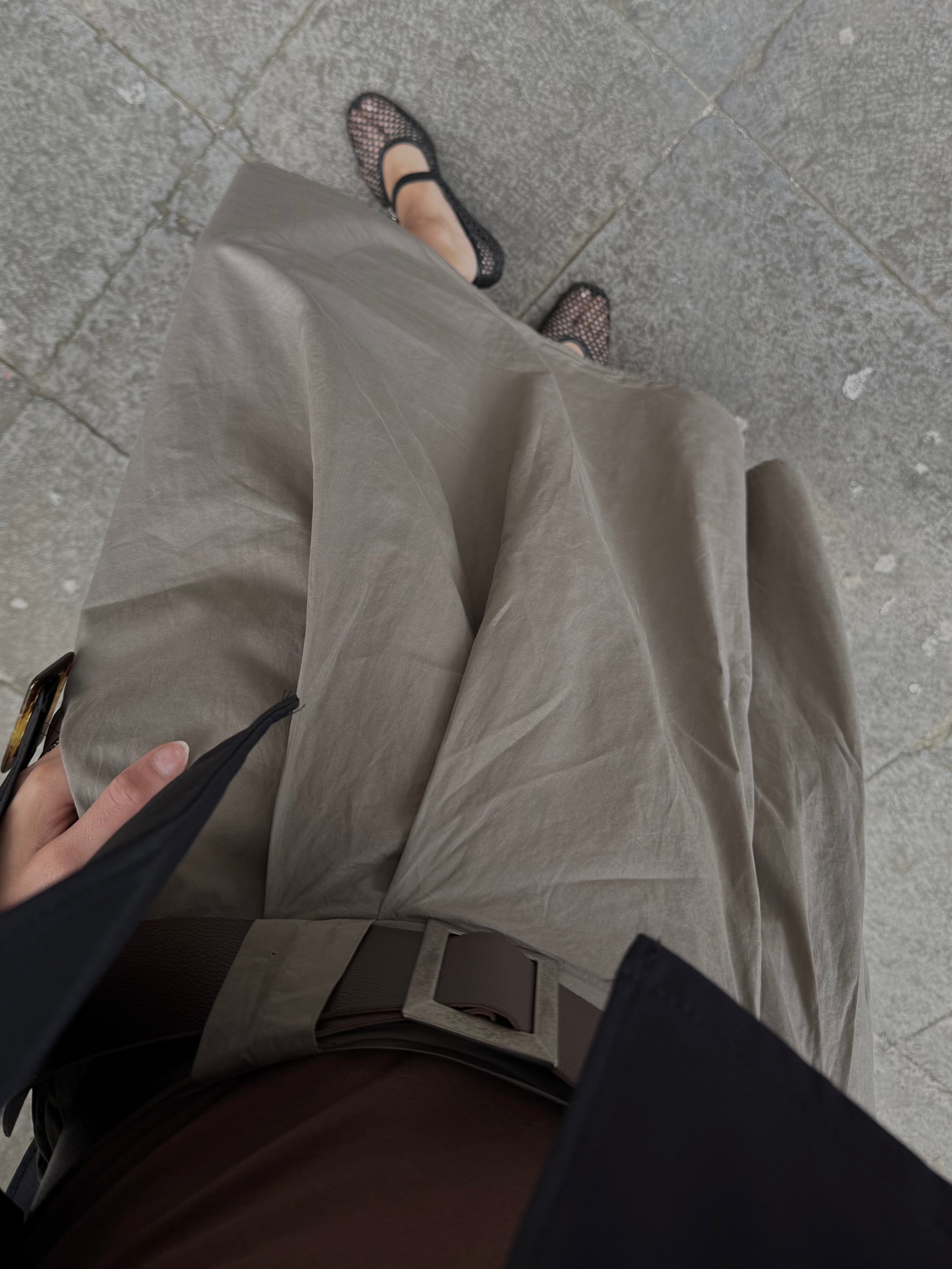 Gonna in cotone verde - LadyB Shop Online