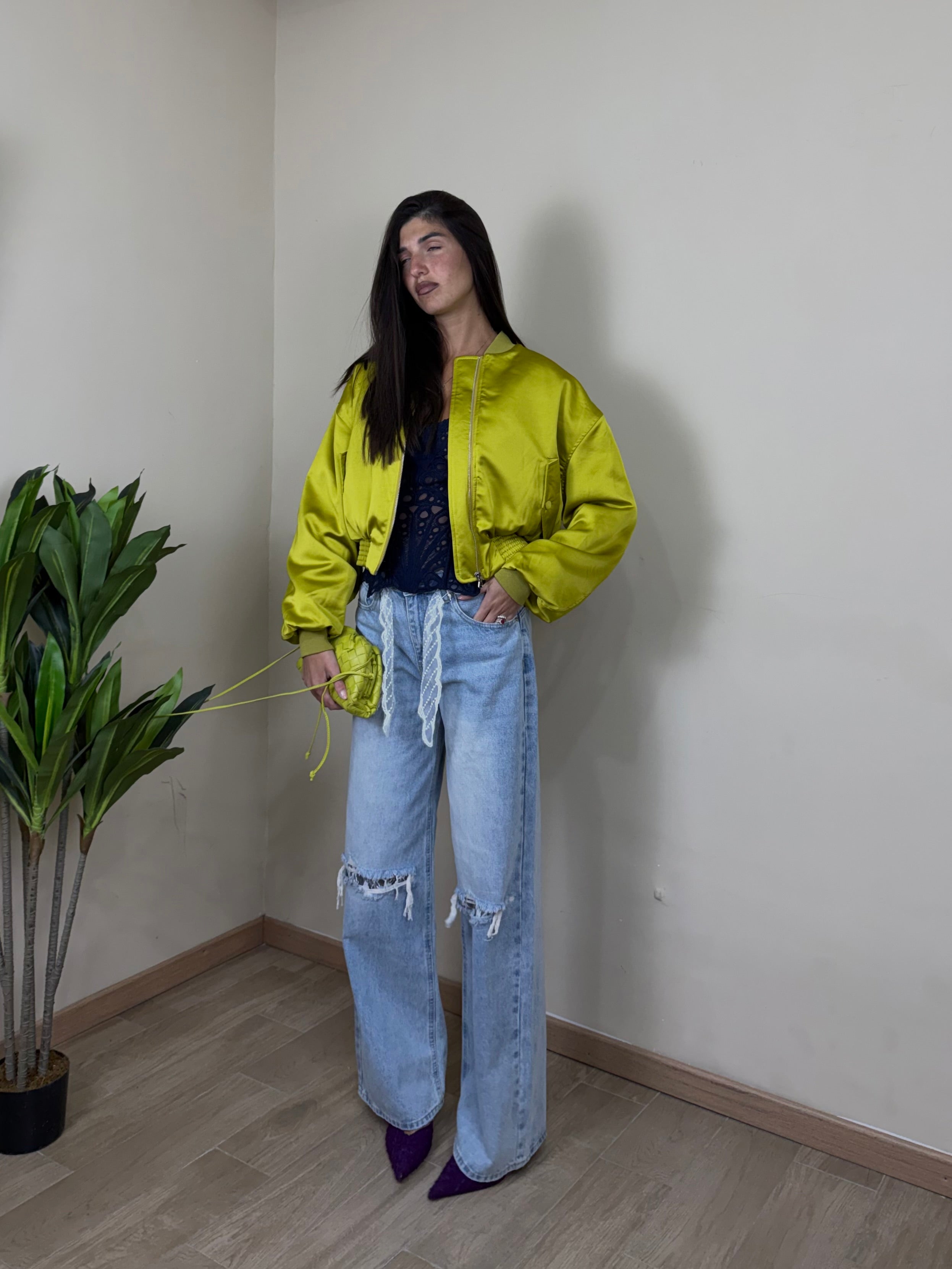 Bomber Angelica verde oliva by lumina