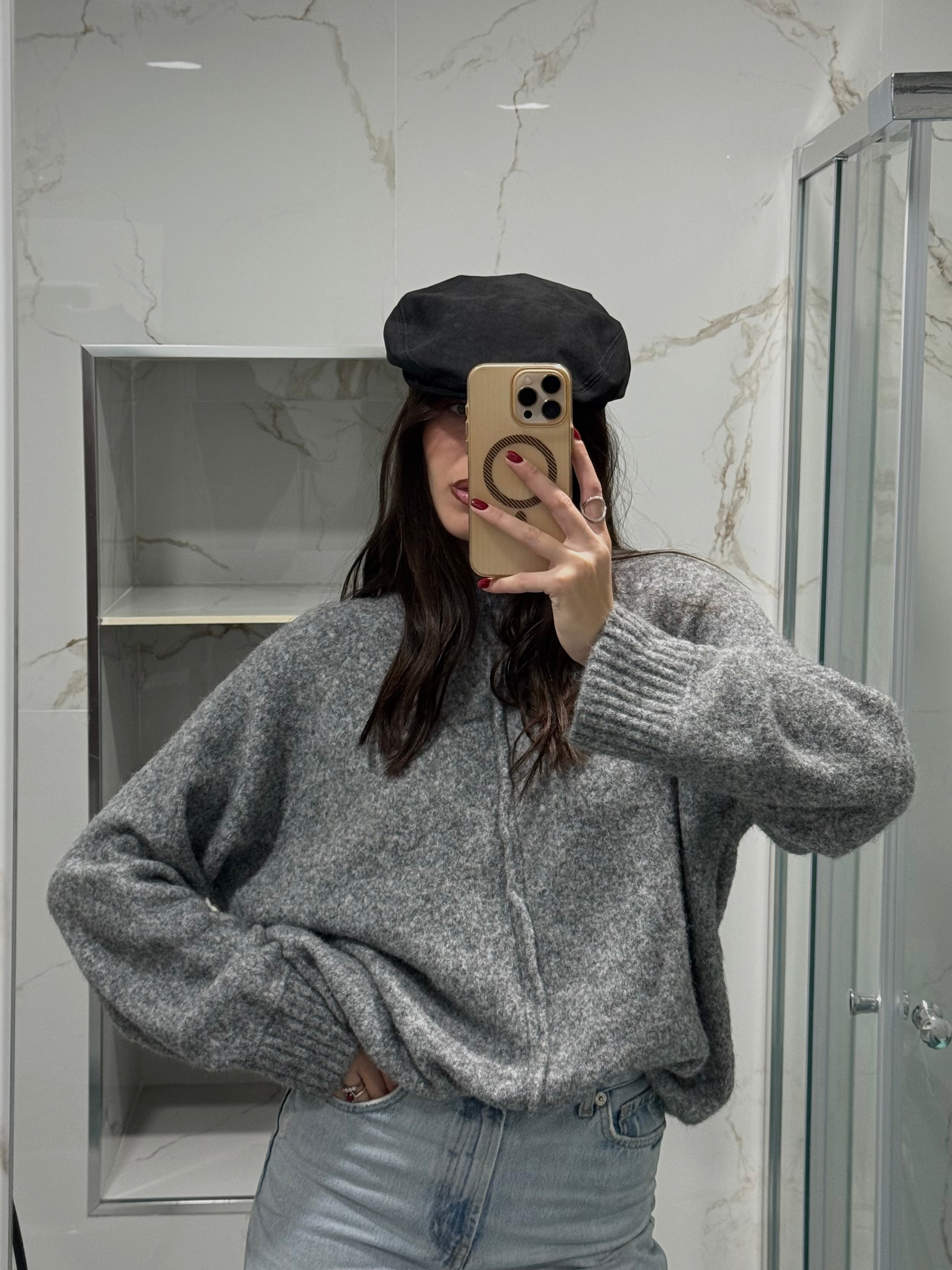 Maglione Sveva grigio