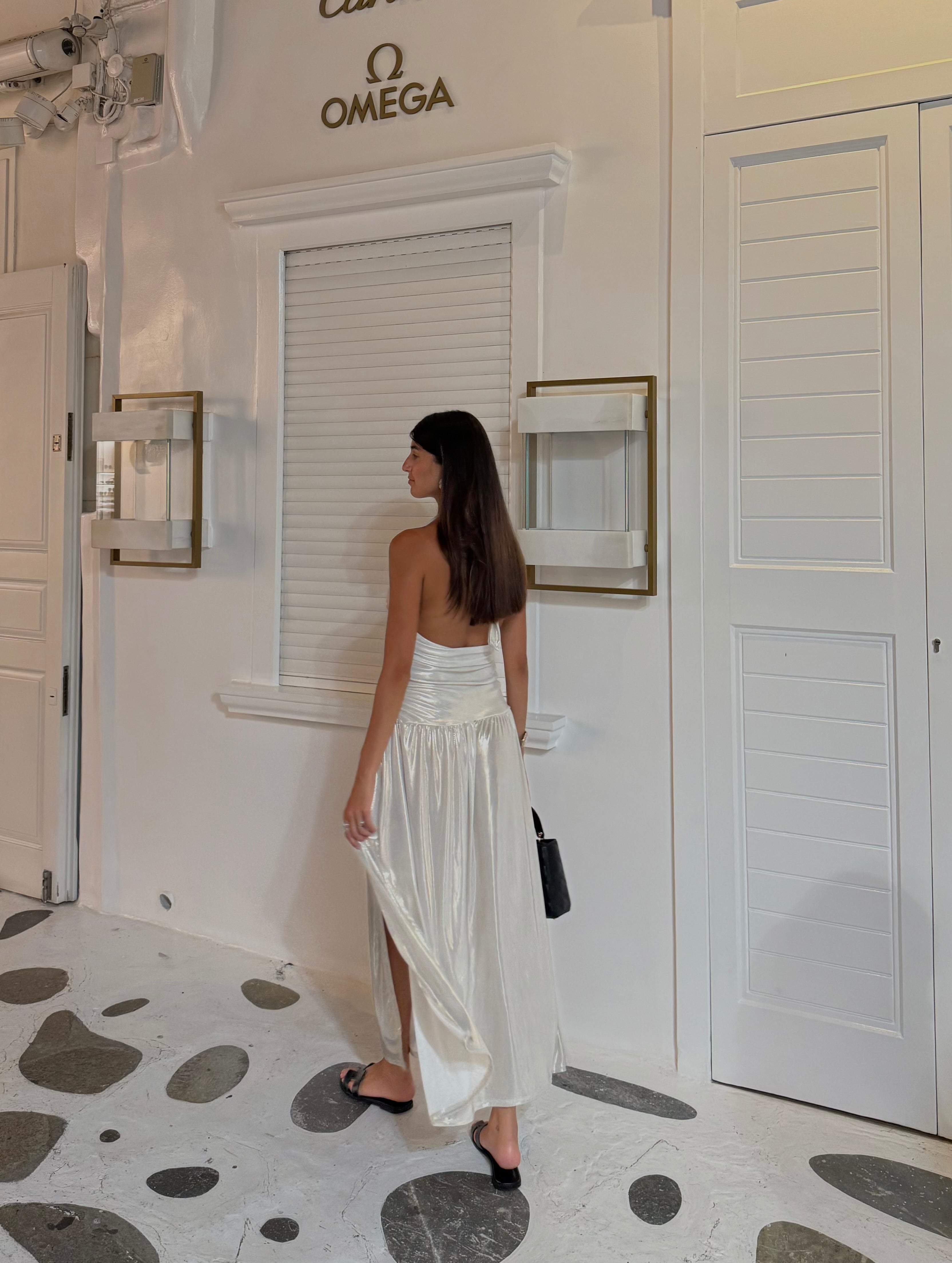 Dress Santorini argento - LadyB Shop Online