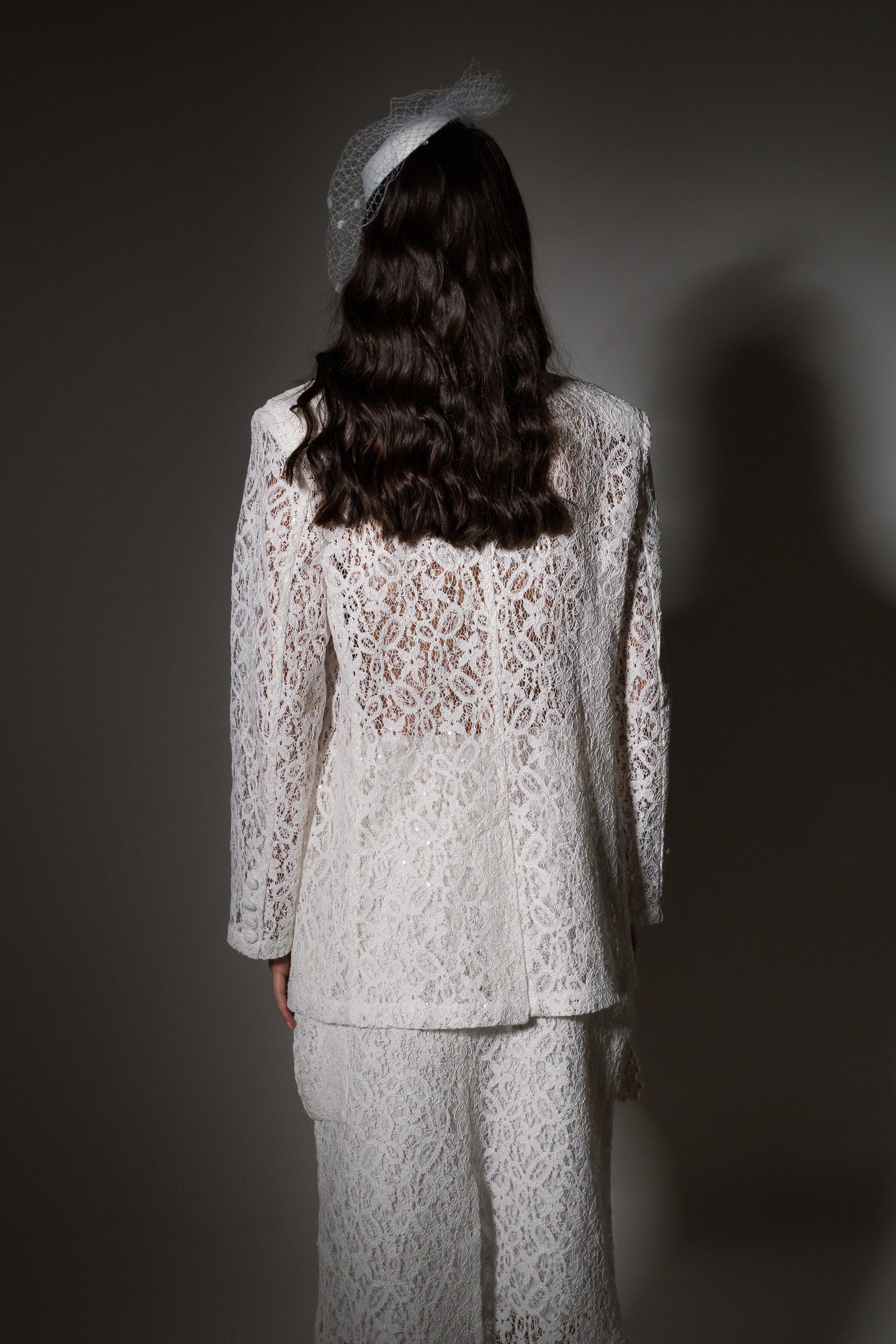 Tailleur lumina pizzo