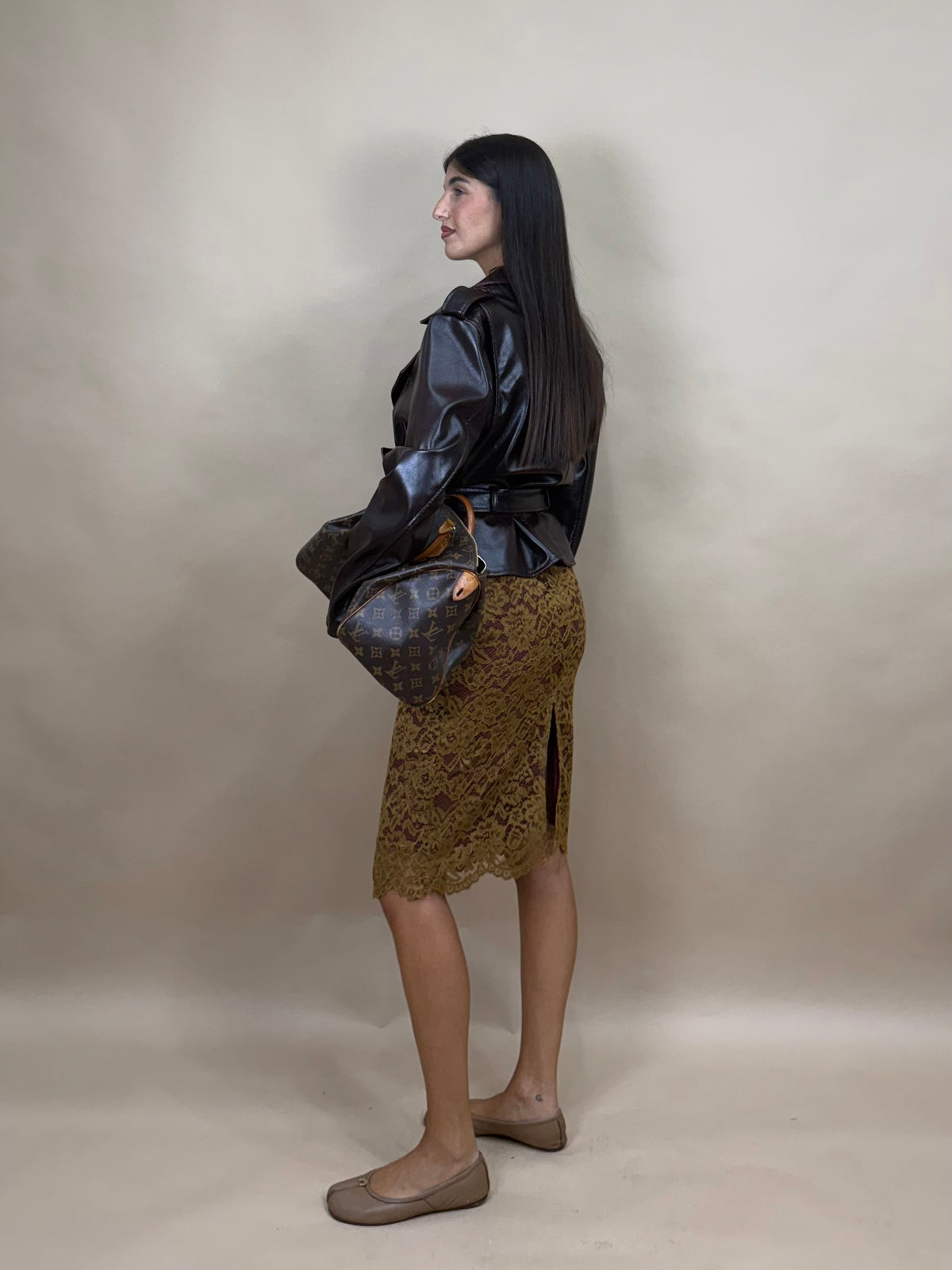 Gonna midi pizzo by Lumina