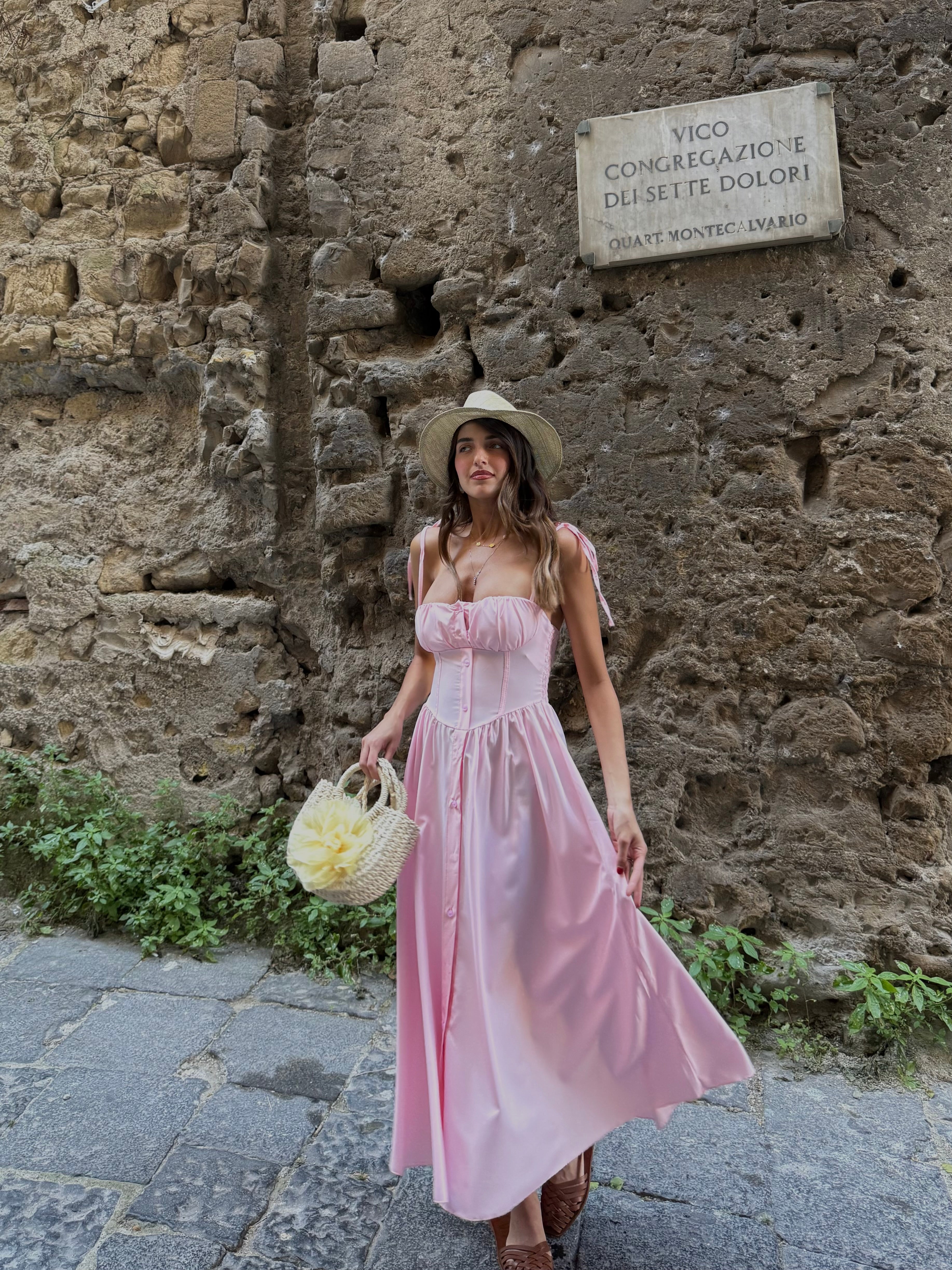 Dress Elisa rosa - LadyB Shop Online