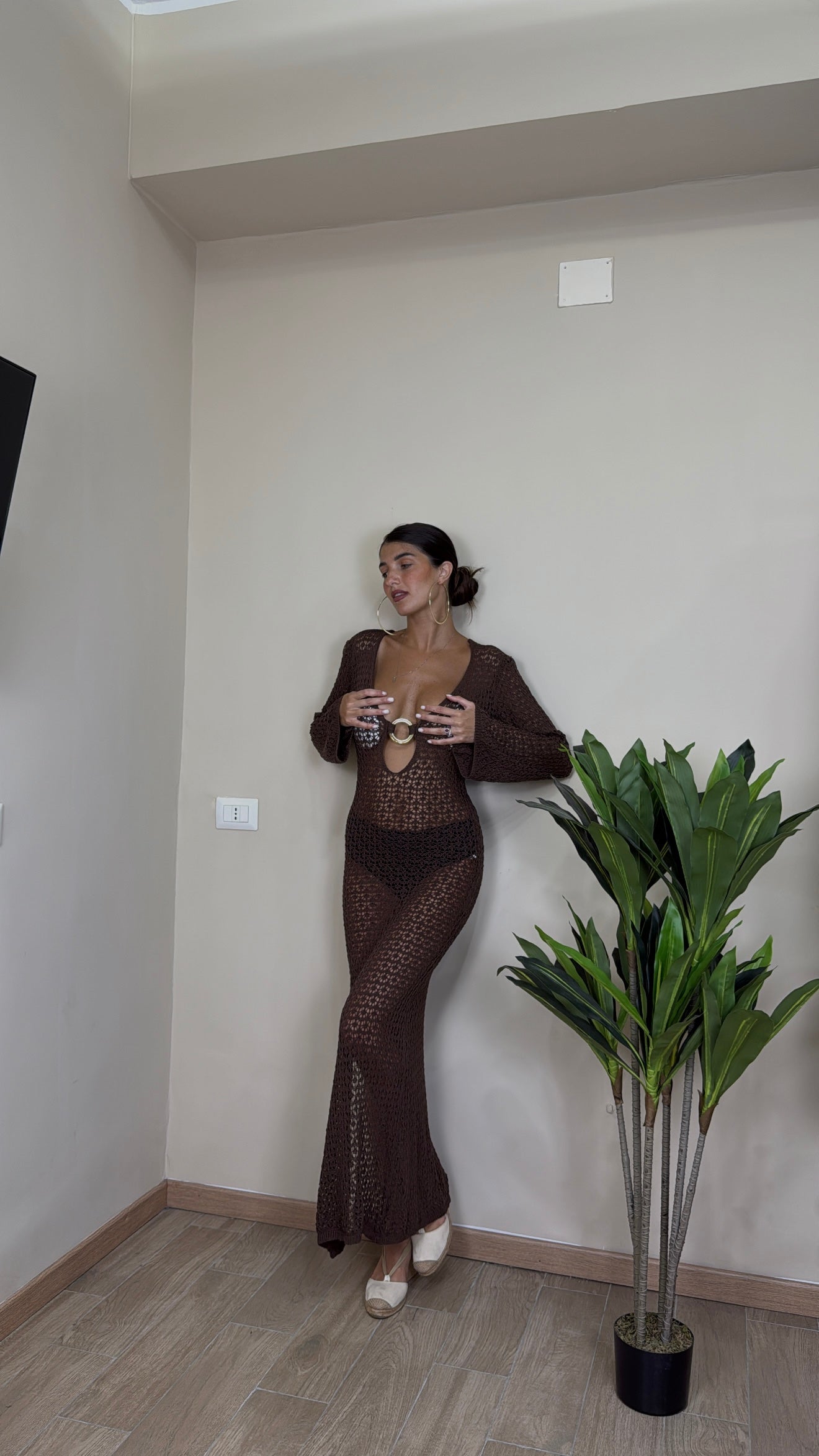 Copricostume Ilary marrone - LadyB Shop Online