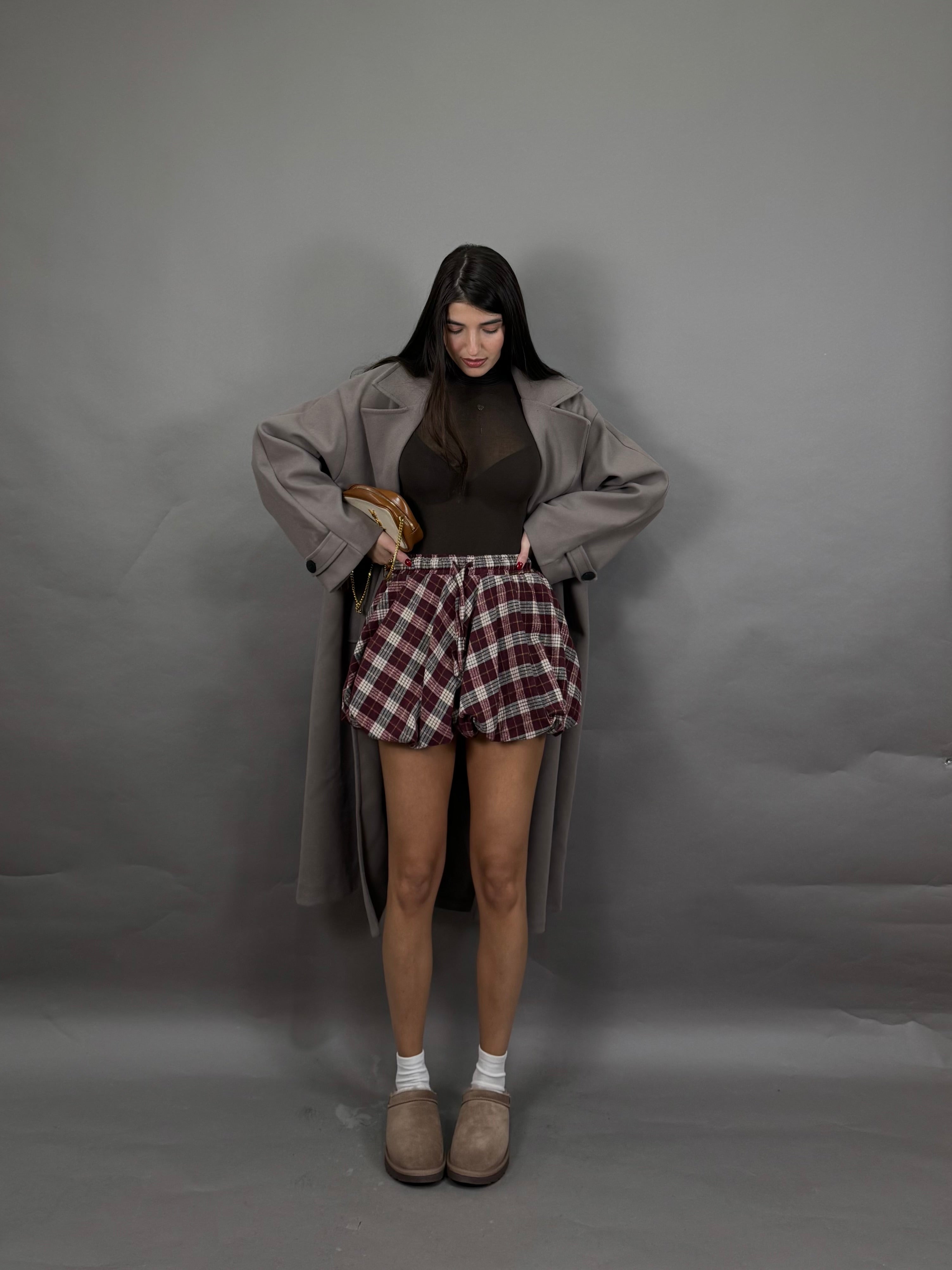 Gonna palloncino flanella