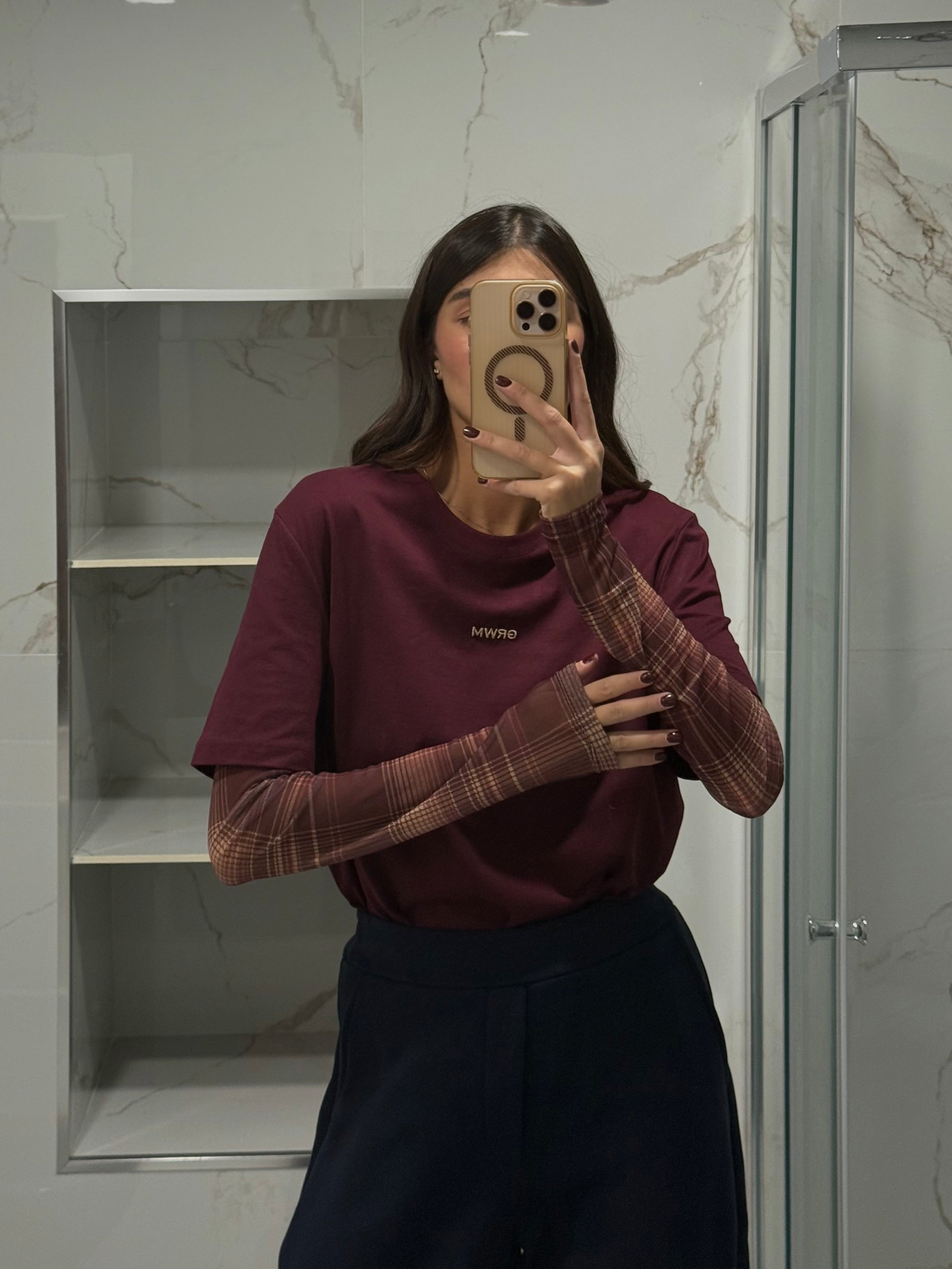 Maglia Lumina bordeaux