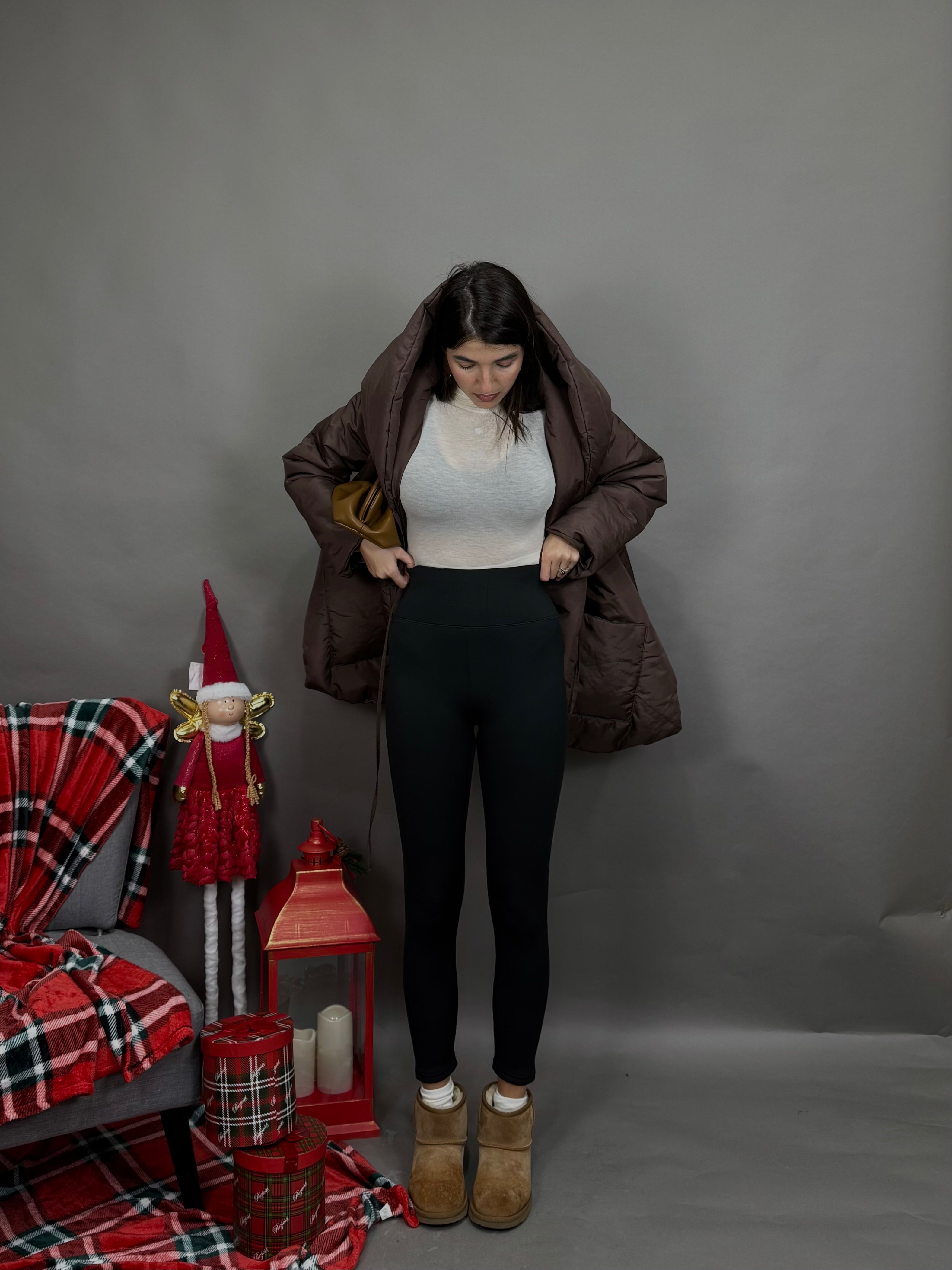 Leggins termico nero