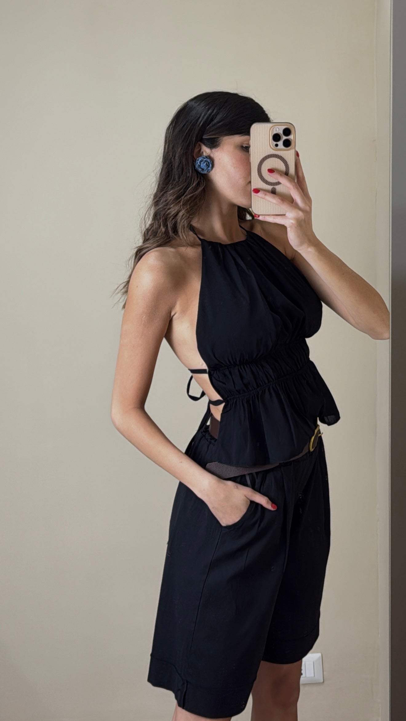 Top marghe nero - LadyB Shop Online