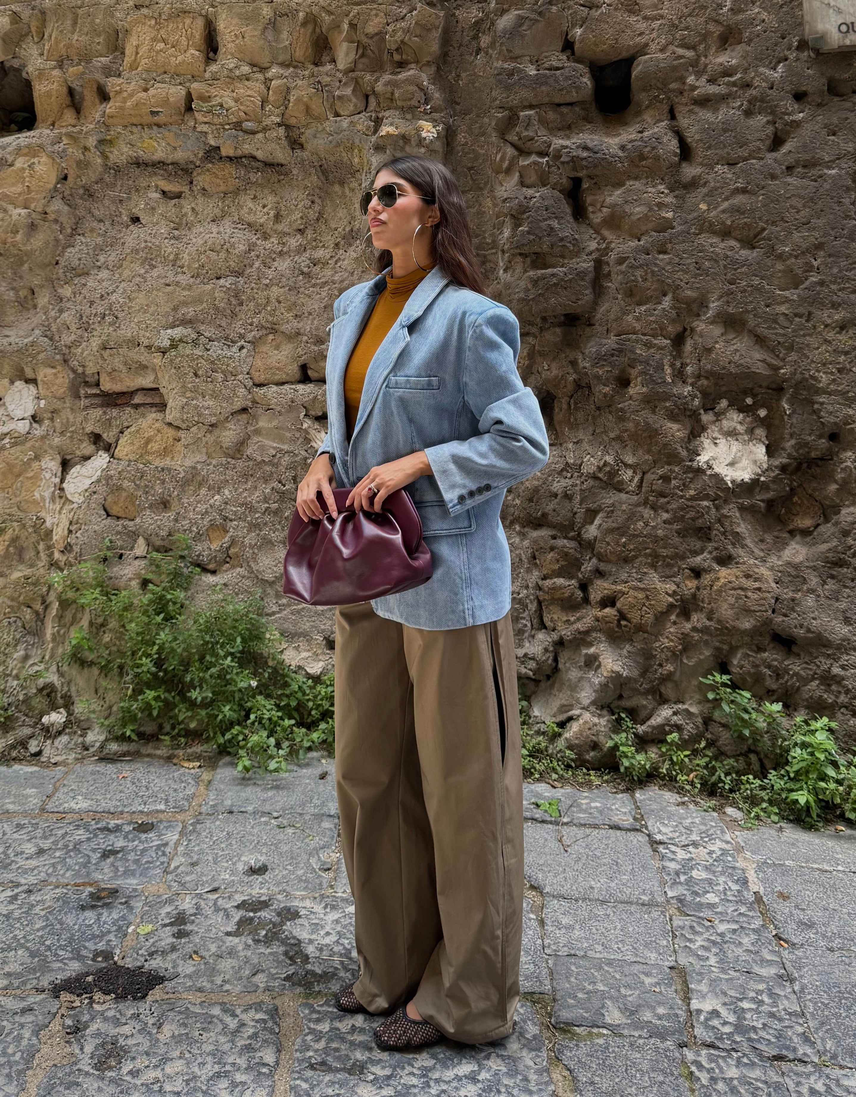 Blazer in jeans by lumina