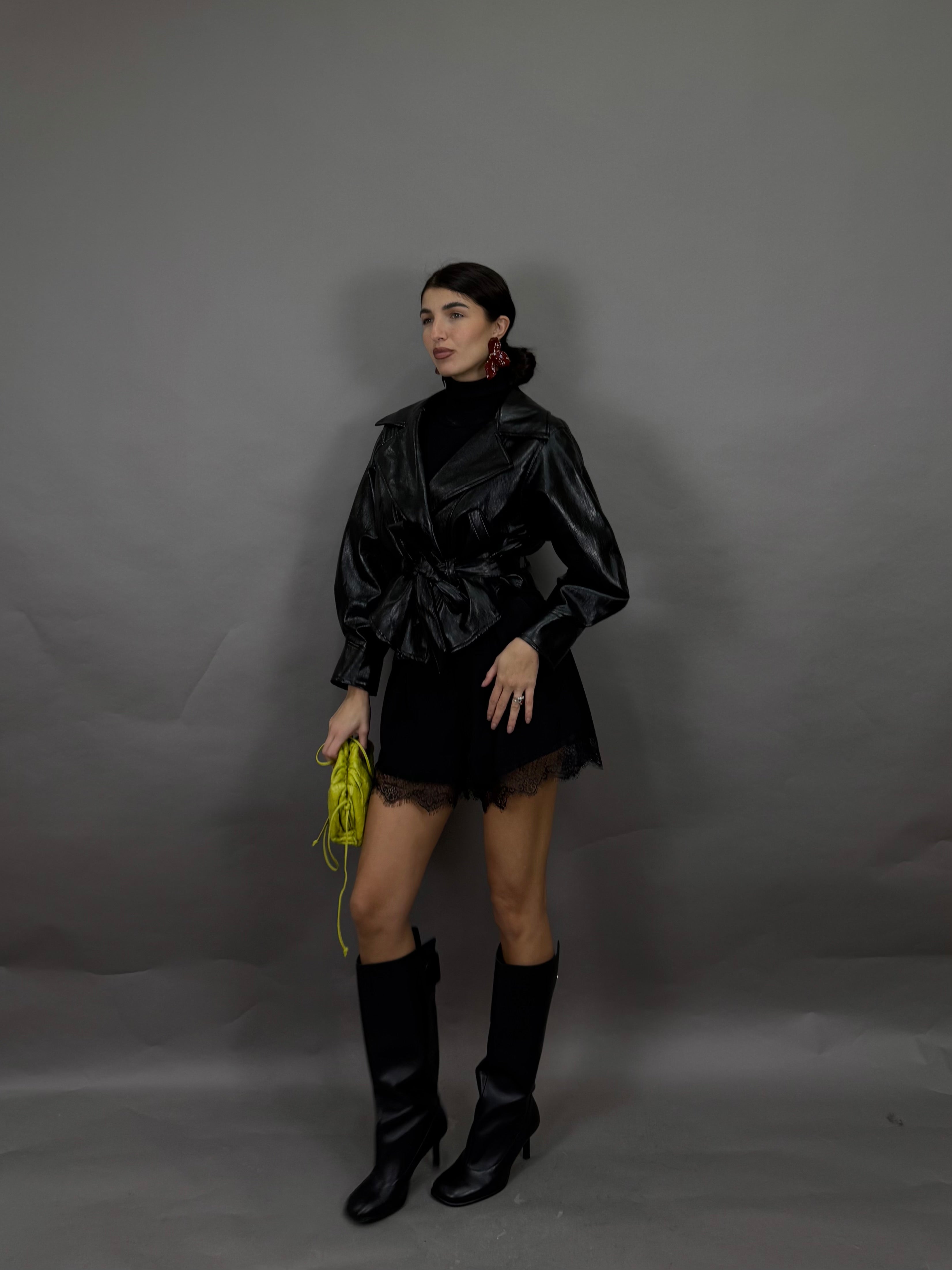 Giacca in pelle by just nera