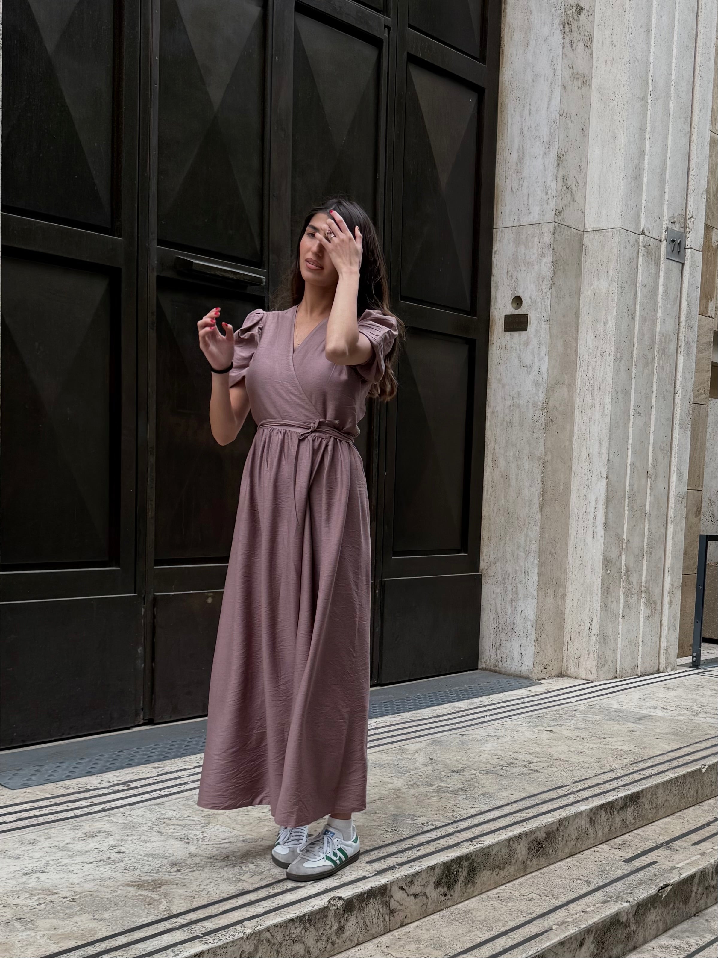 Dress Lucy fango - LadyB Shop Online