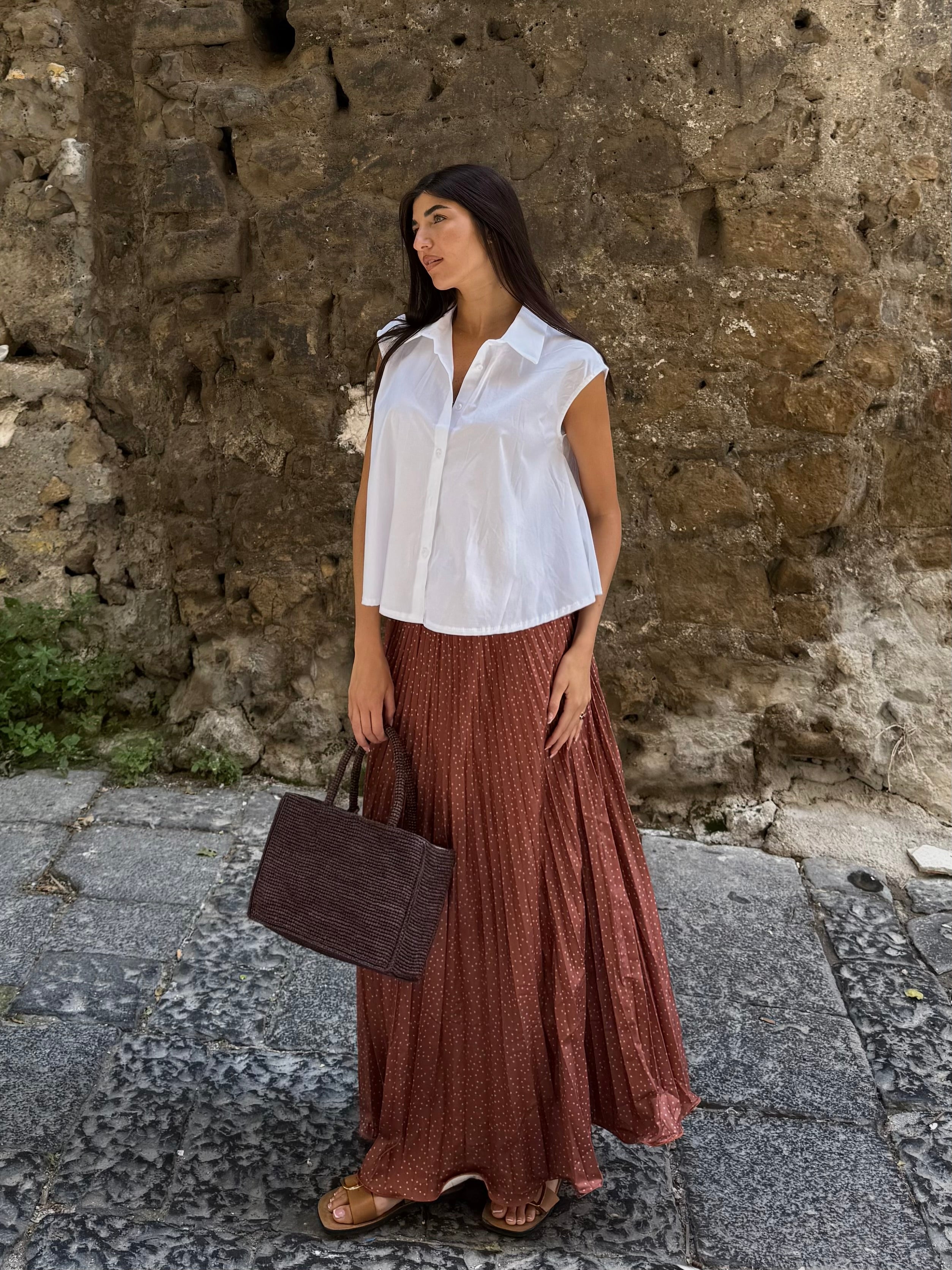 Camicia cotone bianca