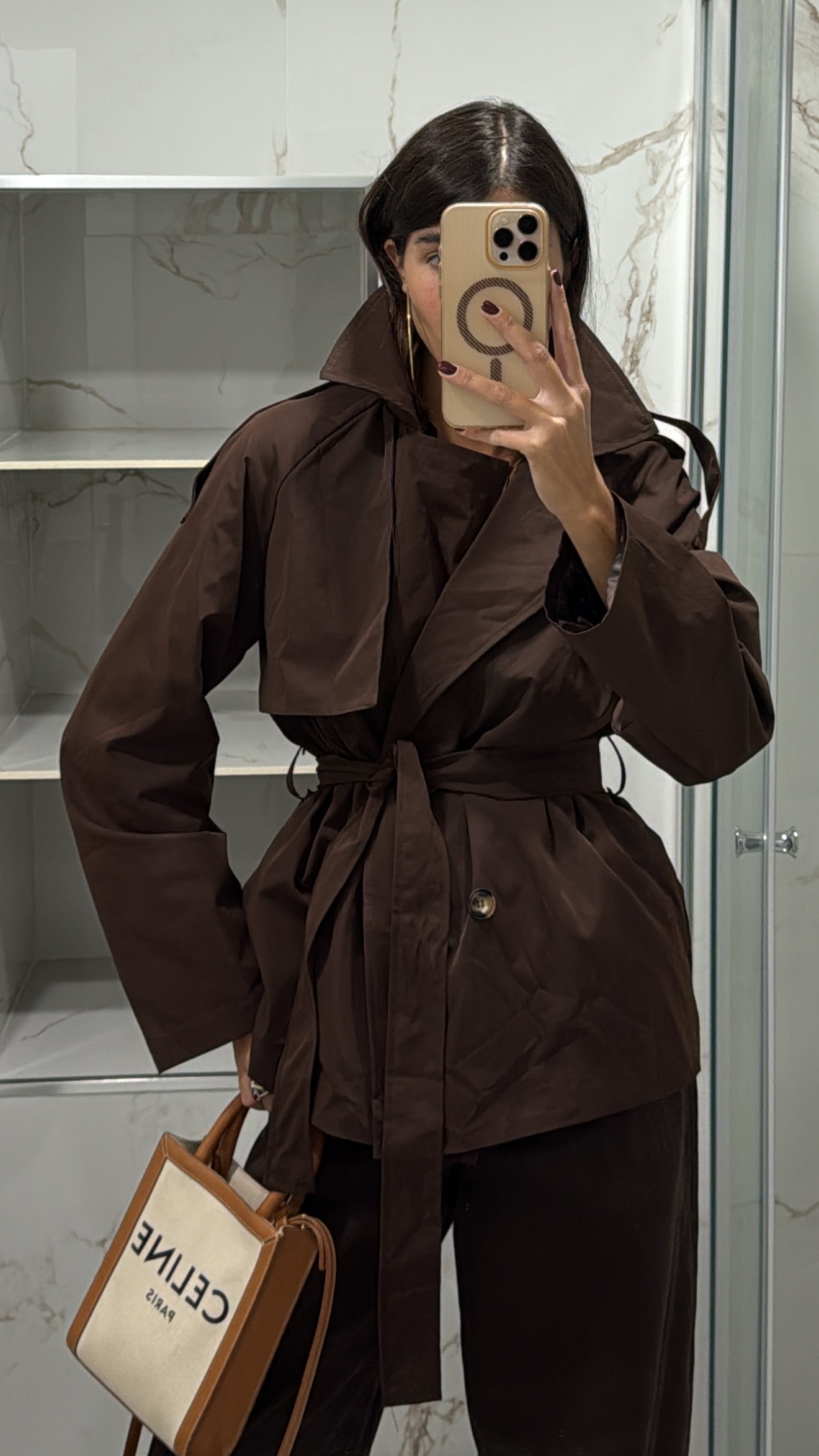 Trench cioccolato