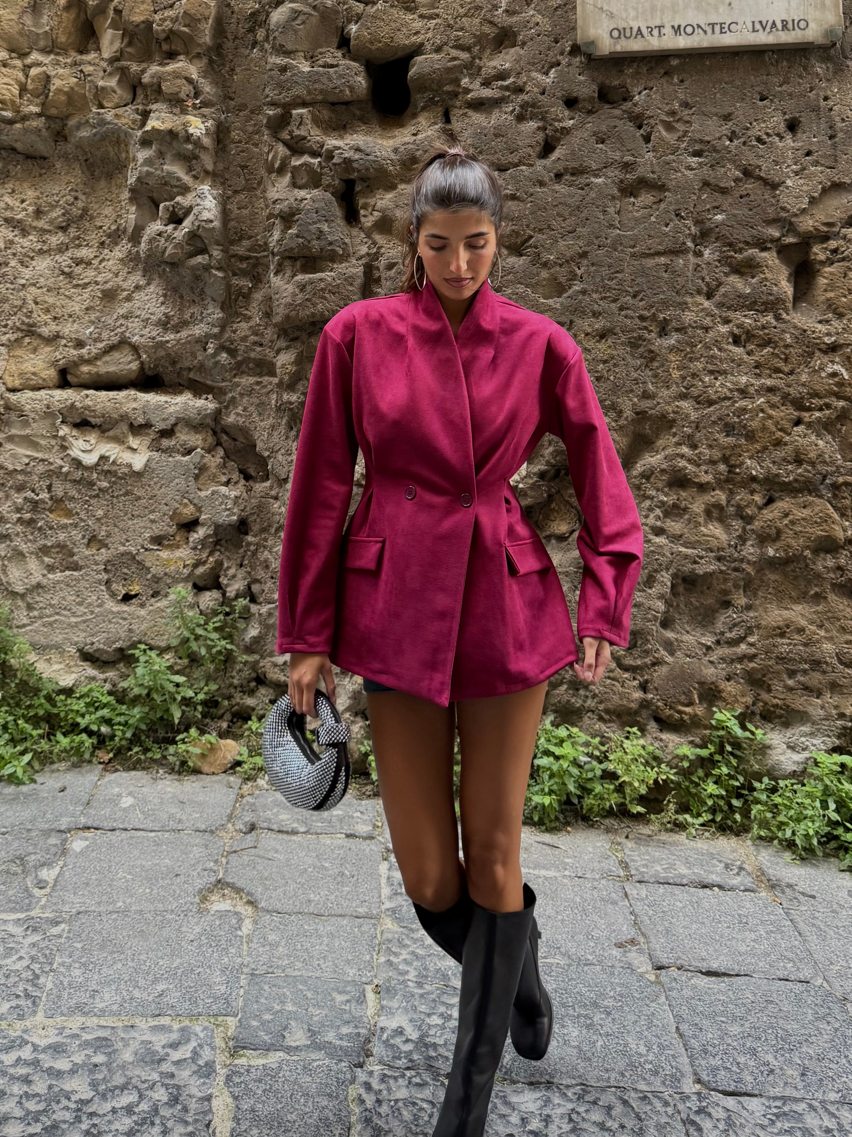 Blazer Olly bordeaux