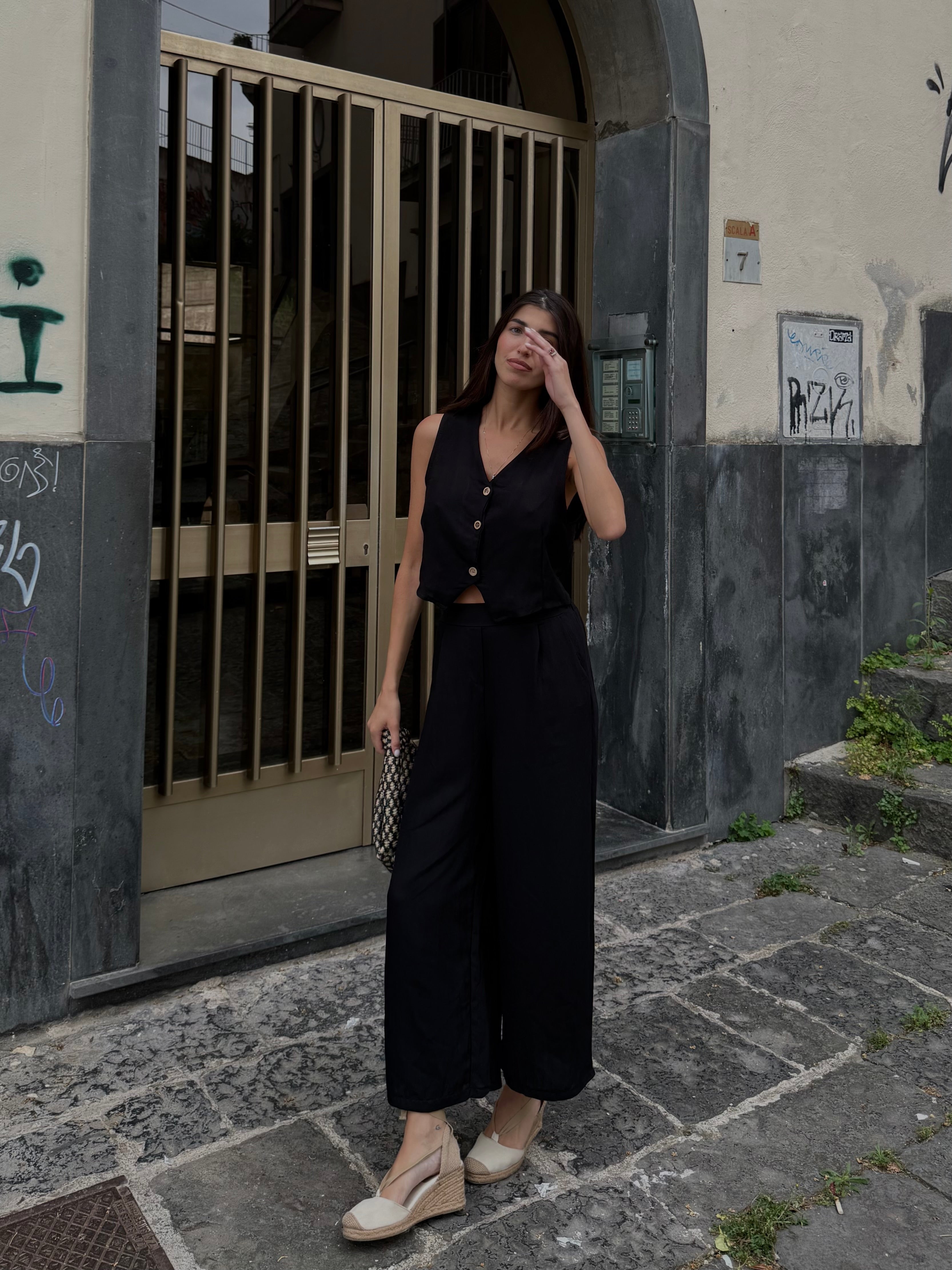 Coordinato polignano nero