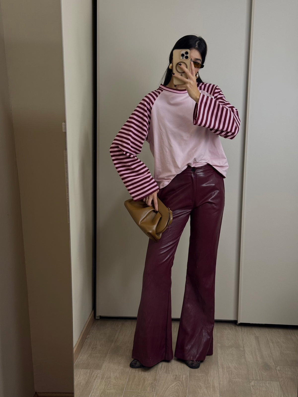 Pantalone ecopelle Mixi