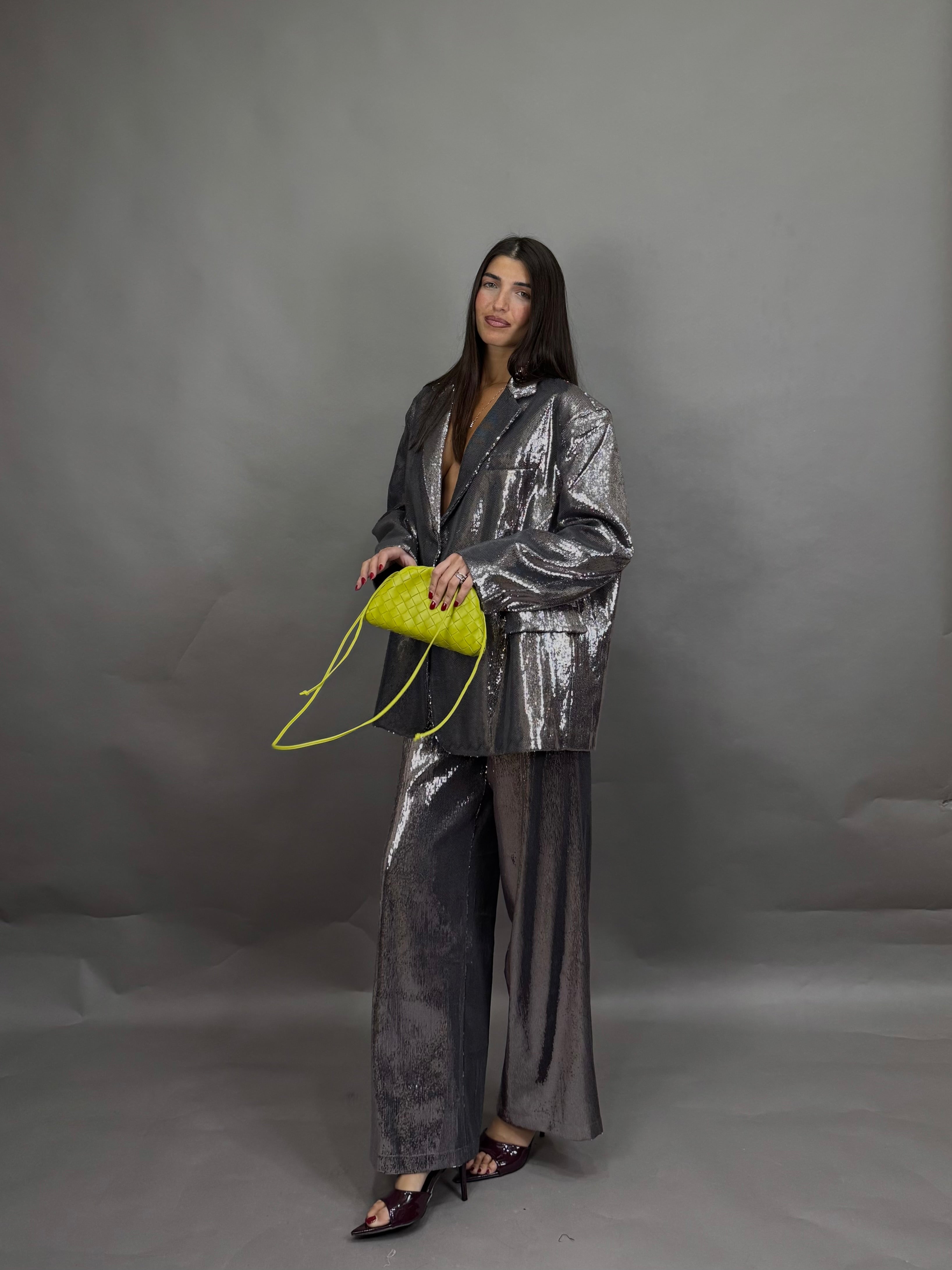 Pantalone paillettes lumina