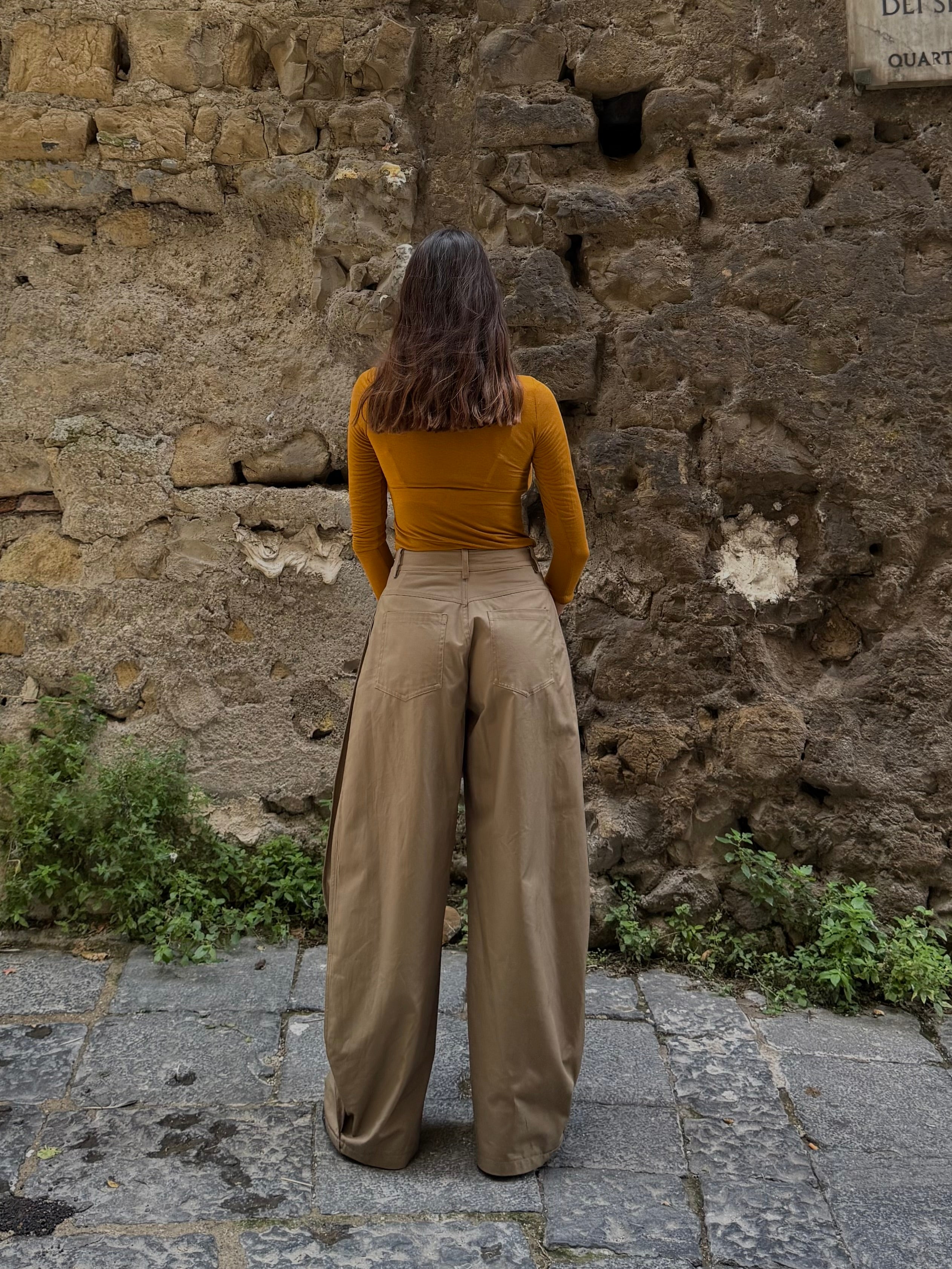 Pantalone cammello lumina