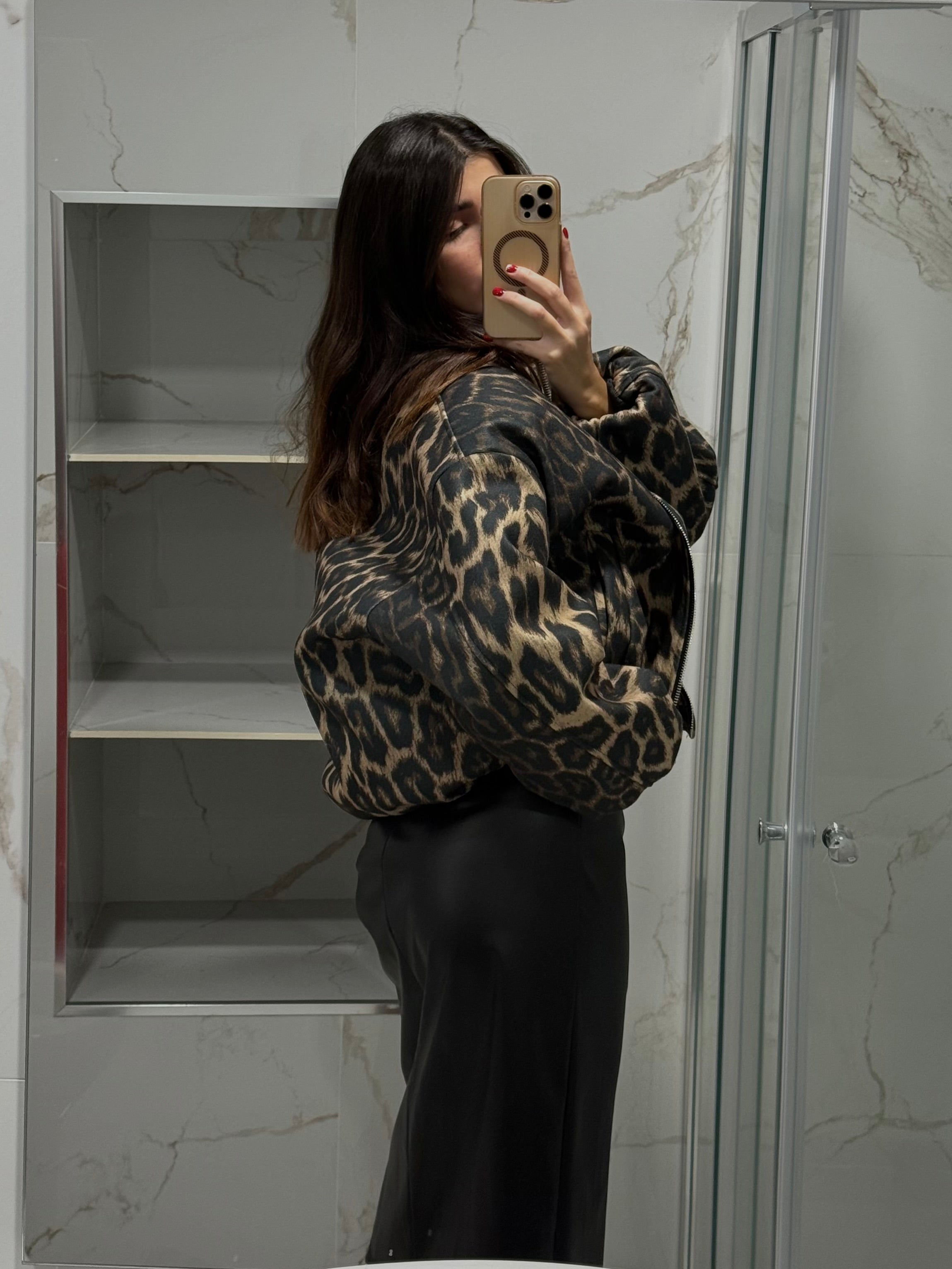 Bomber lumina maculato