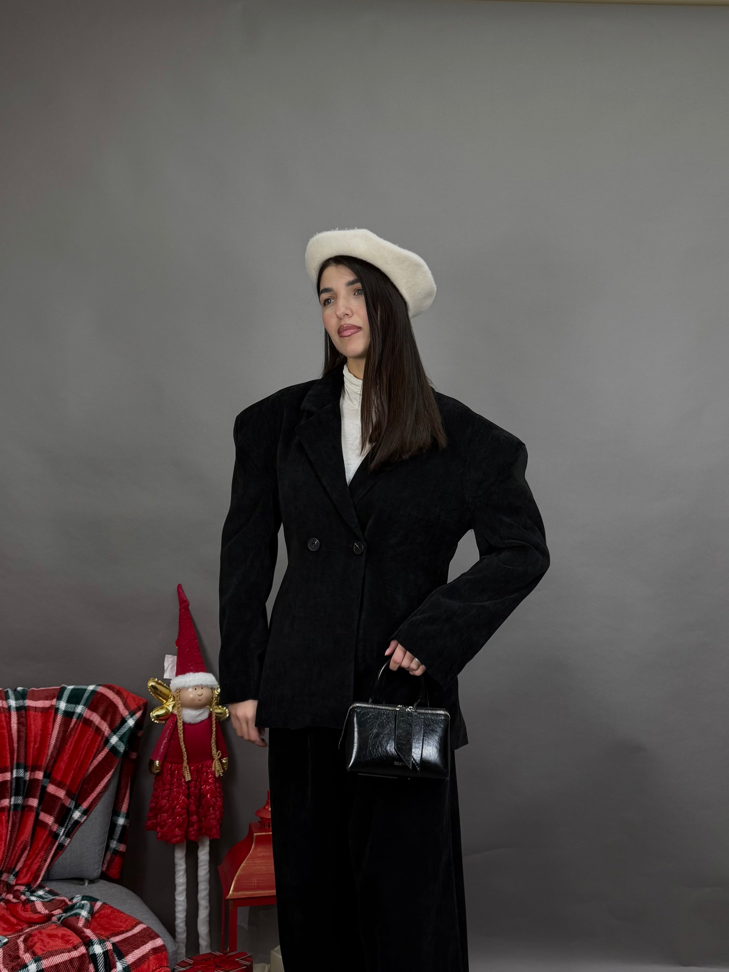 Blazer velluto by just